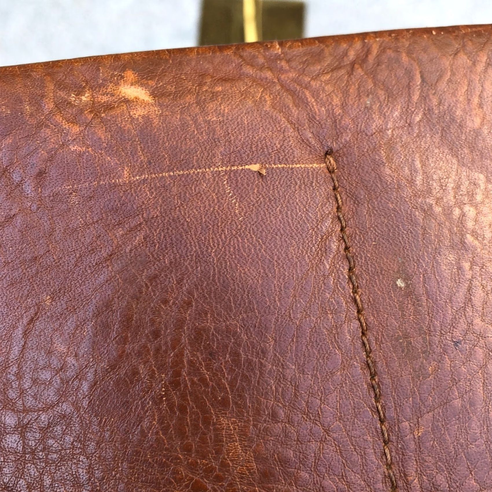 Madewell MADEWELL The Simple Crossbody Purse Bag Women's Leather Brown Zipper Crossbody Purse Bag Brown Leather Size ONE SIZE - 6 Thumbnail