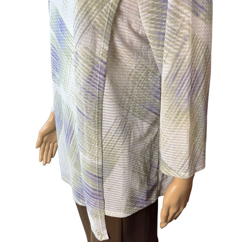 Chicos Chico's Easywear Watercolor Brush 3/4 Sleeve Tunic Size 2 U Size L / US 10 / IT 46 - 5 Thumbnail
