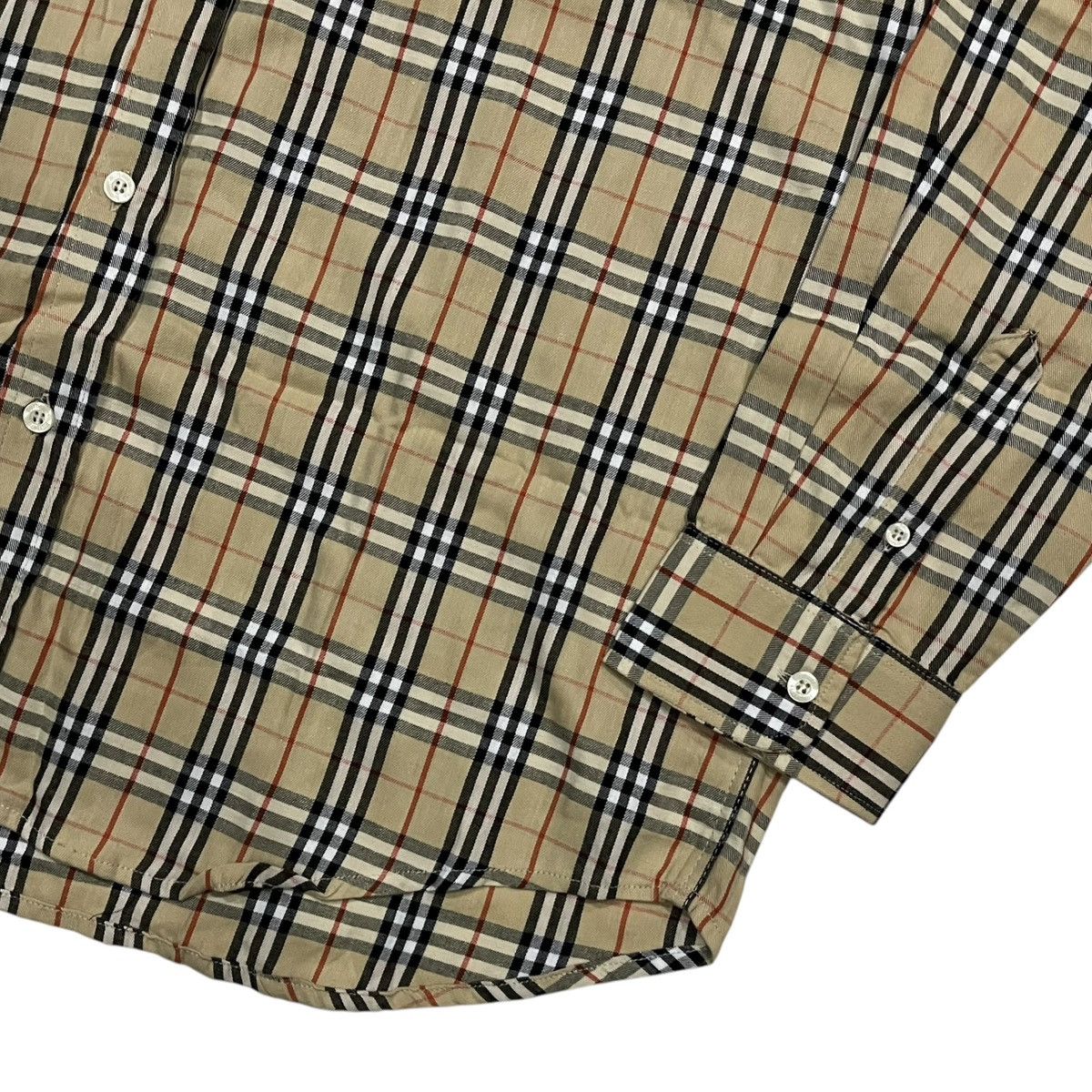 Burberry × Vintage Vintage Burberrys Novacheck Shirt Size US XL / EU 56 / 4 - 4 Thumbnail