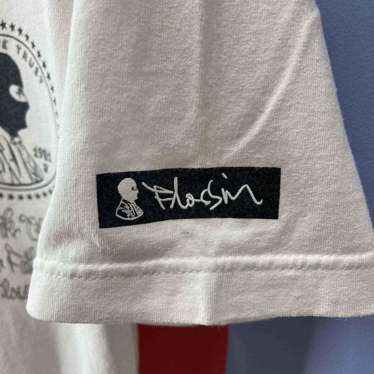 Other FLOSSIN In God We Trust Crew Neck T Shirt #1756/07 Size US M / EU 48-50 / 2 - 7 Thumbnail
