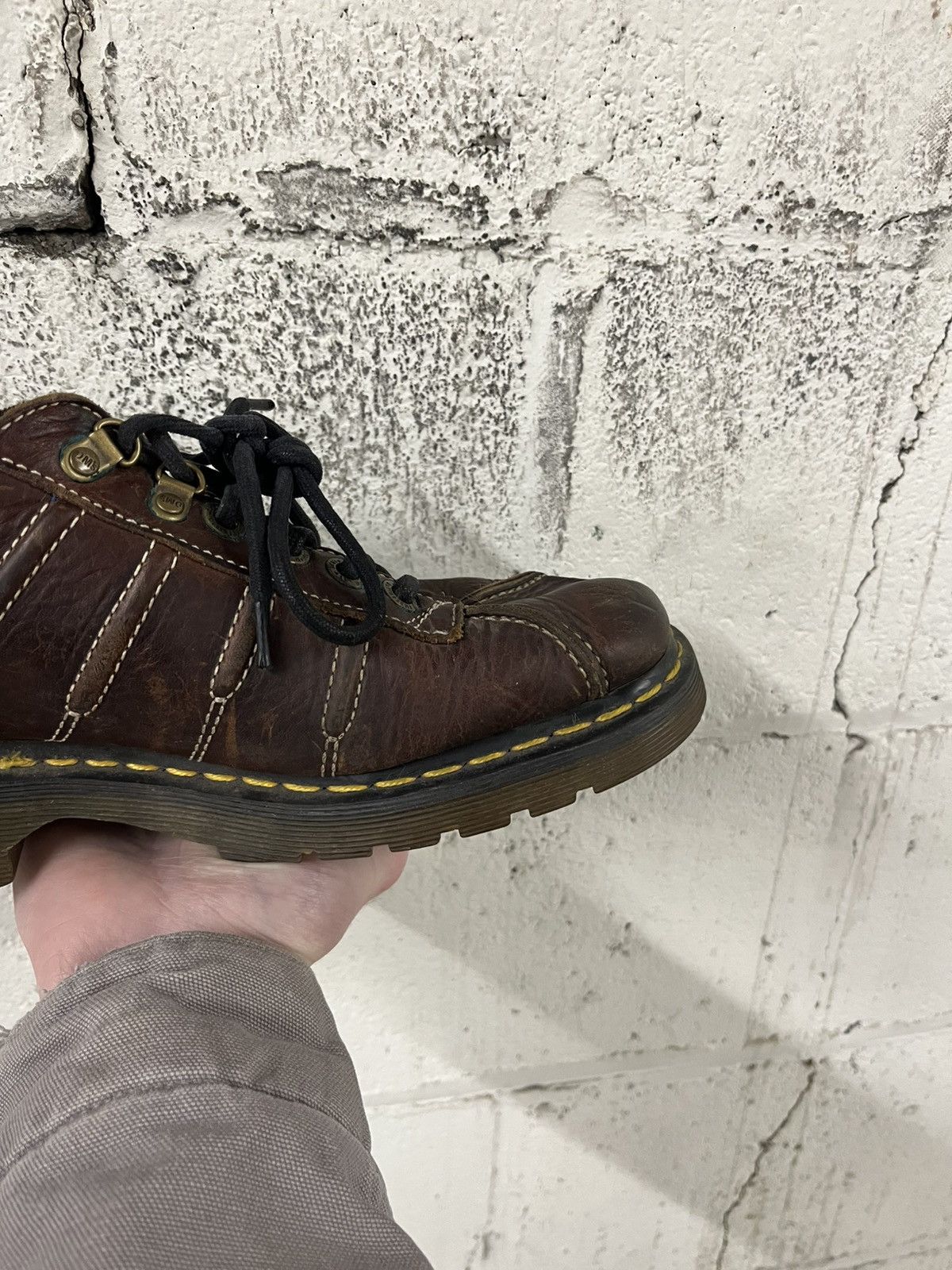 Dr. Martens Dr.marten vintage leather boots rare 90s streetwear preppy Size US 10 / EU 43 - 6 Thumbnail