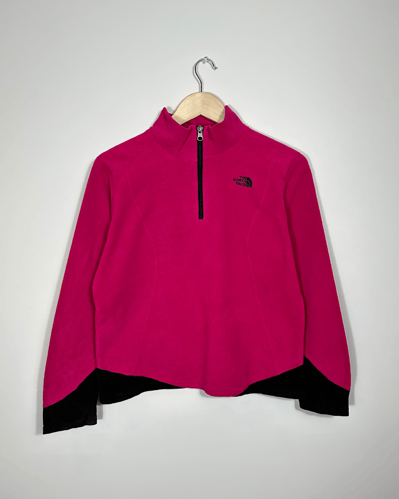 The North Face × Vintage Vintage The North Face Polartec Women's 1/4 Zip Fleece - XS Size XS / US 0-2 / IT 36-38 - 3 Thumbnail