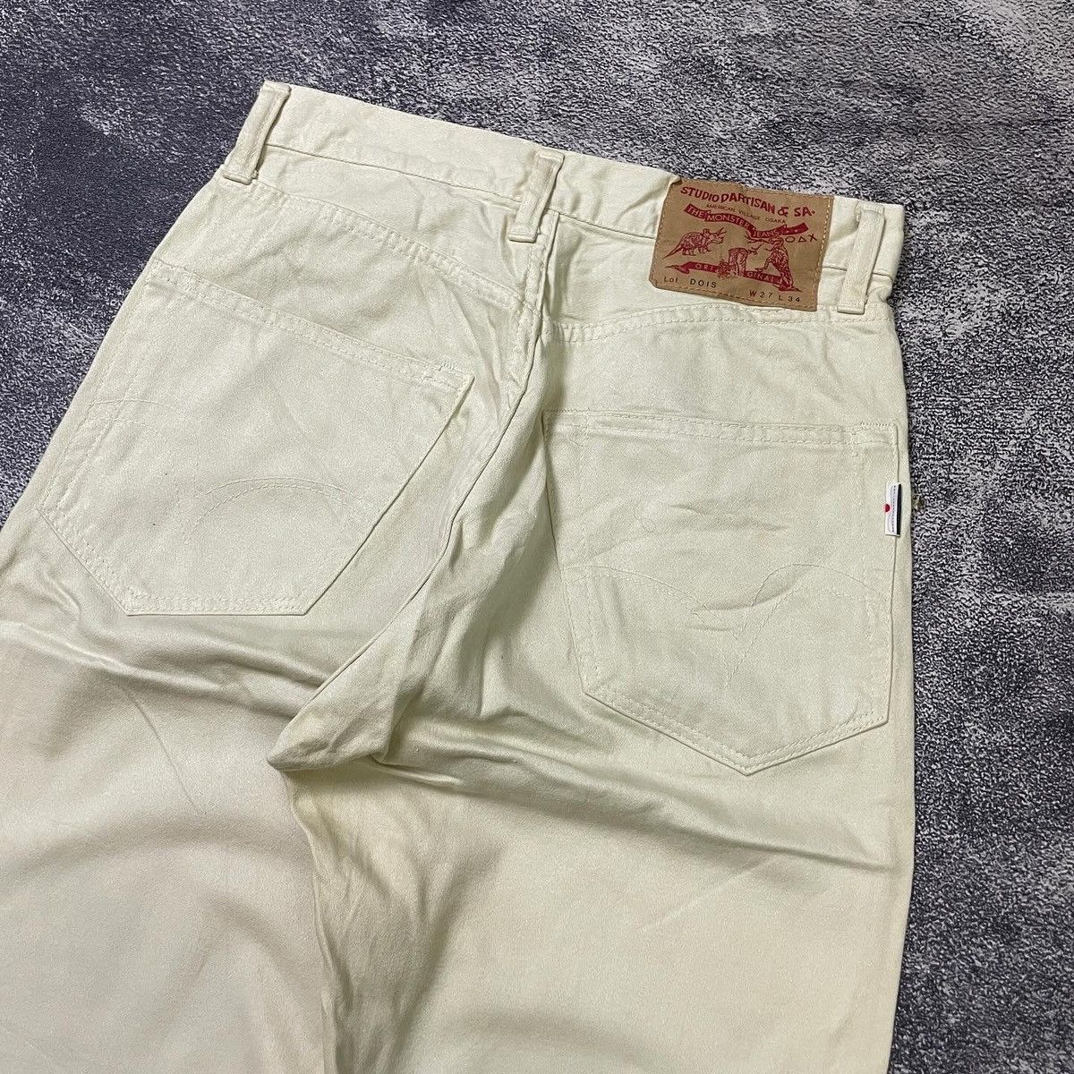 Hedi Slimane × Japanese Brand × Studio D'Artisan Studio D'artisan pants Size US 28 / EU 44 - 3 Thumbnail