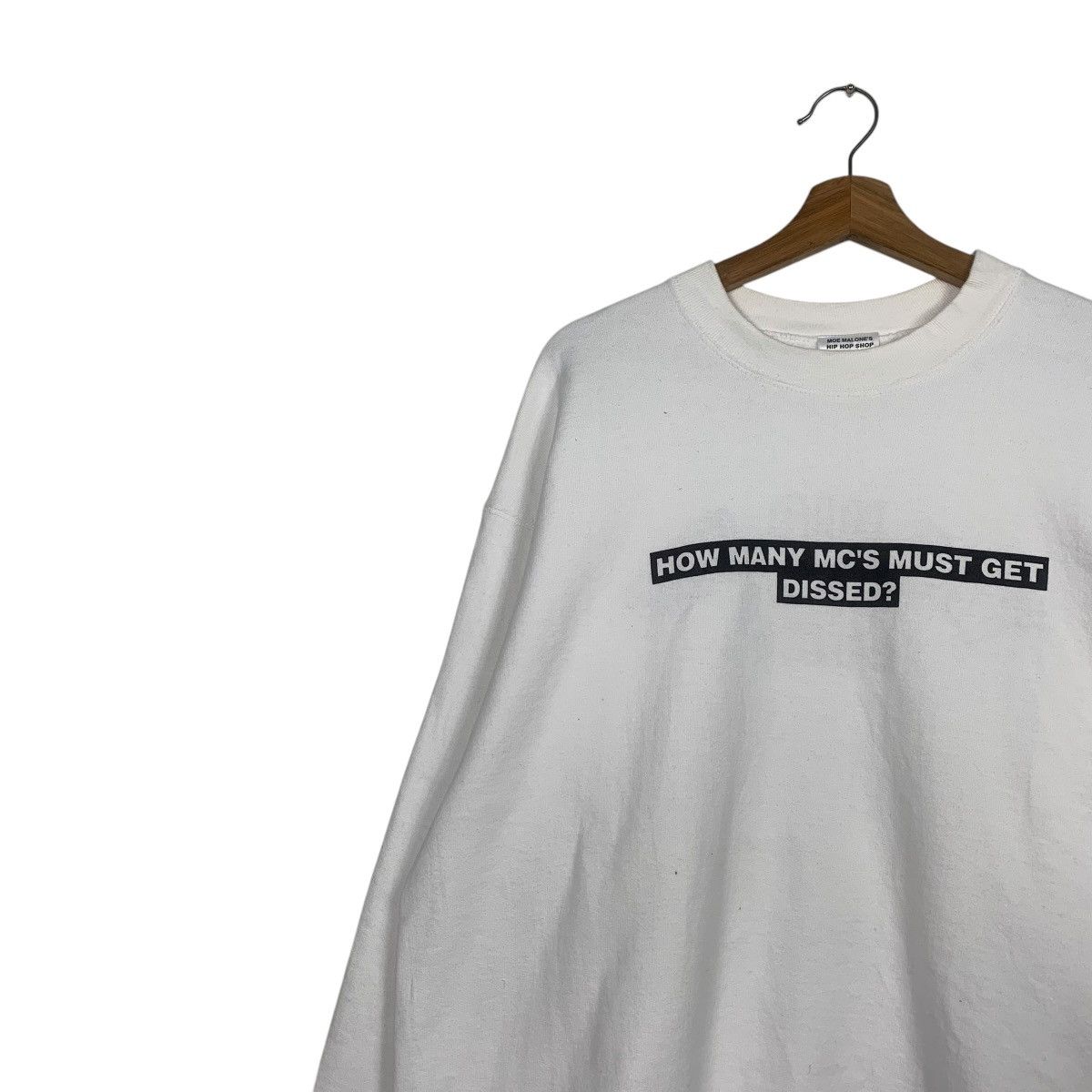 Japanese Brand Moe Malone Hip Hop Crewneck Sweatshirt Size US L / EU 52-54 / 3 - 6 Thumbnail
