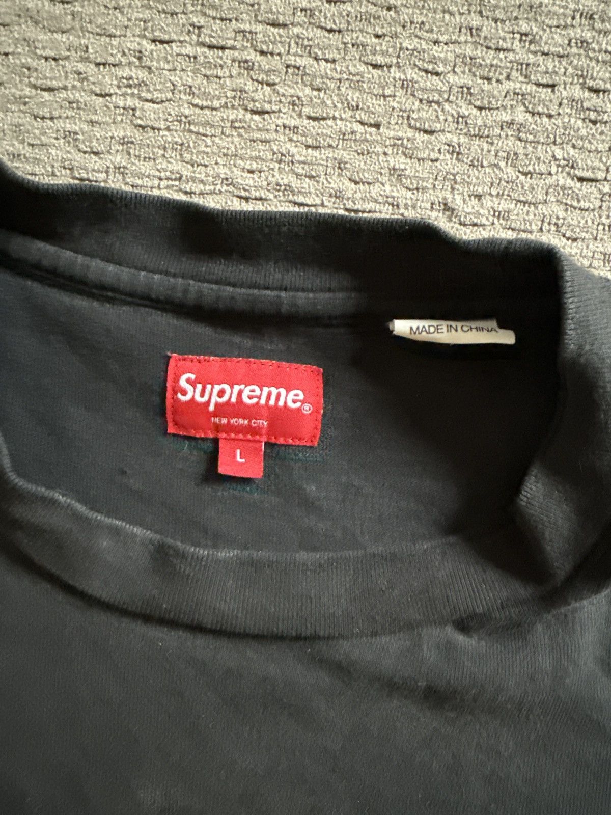 Supreme Supreme Sketch Embroidered S/S Tee Size US L / EU 52-54 / 3 - 7 Thumbnail