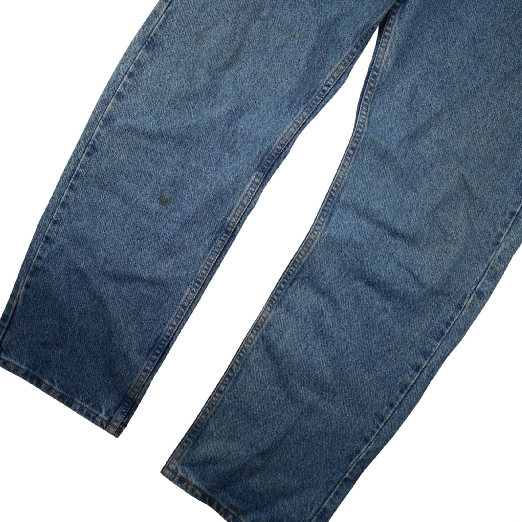 Levi's VINTAGE Levi's 505 Straight Leg Orange Tab Denim Jeans Blue 40x32 Mens Straight Jeans Mens Blue 40 32 Size US 40 / EU 56 - 4 Thumbnail