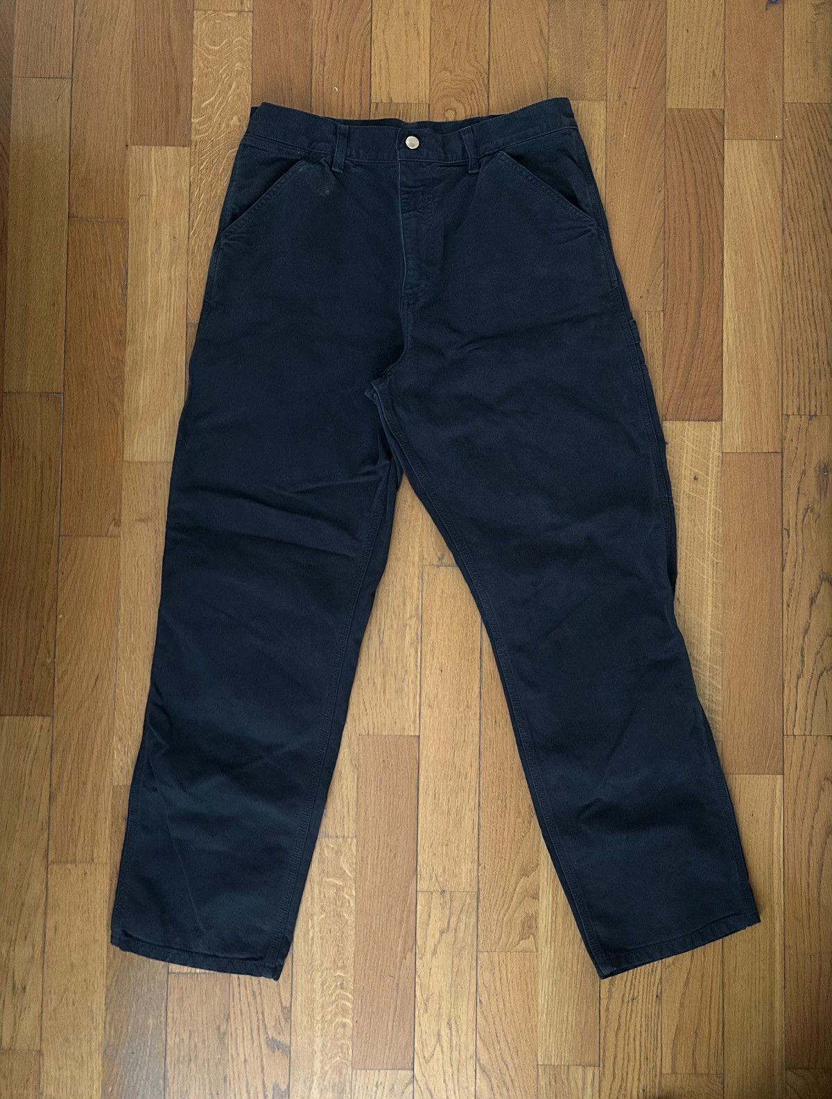 Carhartt Darl grey Dyed pants Carhartt Size US 33 - 2 Thumbnail