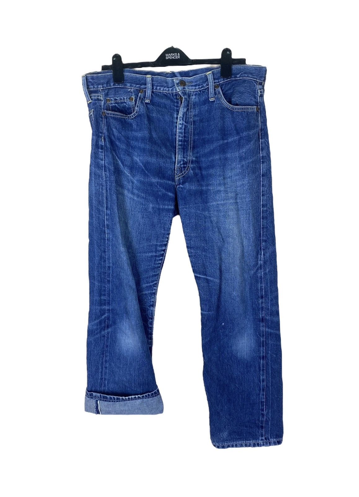 Vintage Vintage 80s Denim Single Selvedge Size US 36 / EU 52 - 1 Thumbnail