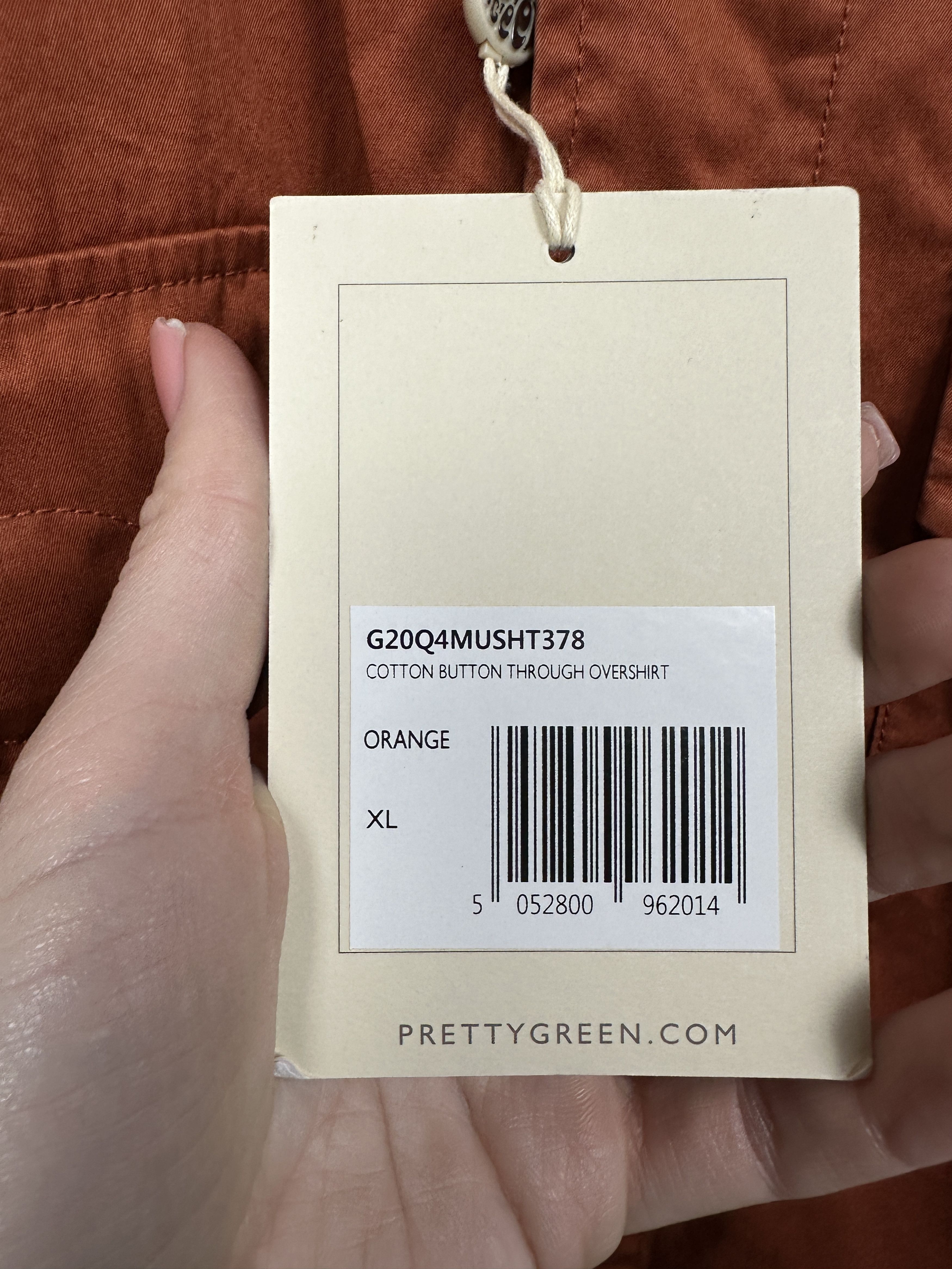 Pretty Green NEW! Pretty Green Mens Through Overshirt Jacket Size US XL / EU 56 / 4 - 4 Thumbnail