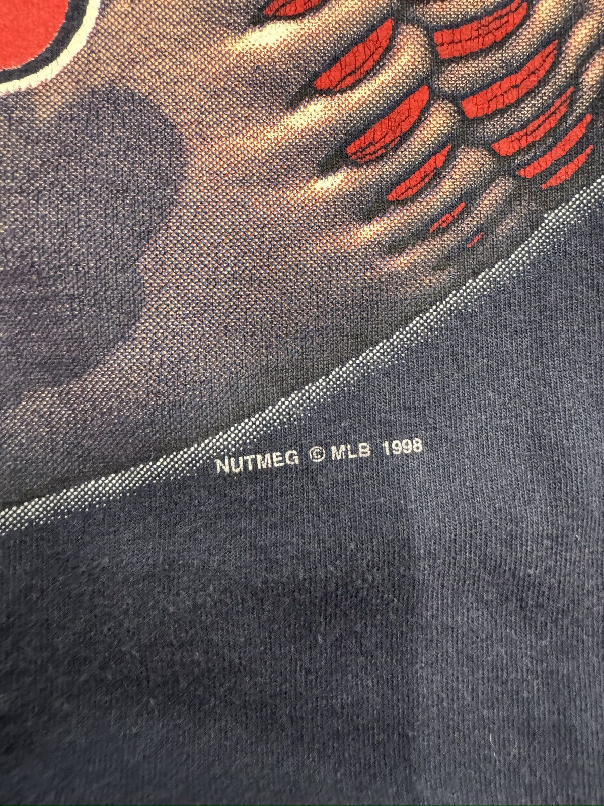 Nutmeg × Vintage vintage 90s indians mlb tshirt Size US M / EU 48-50 / 2 - 2 Thumbnail