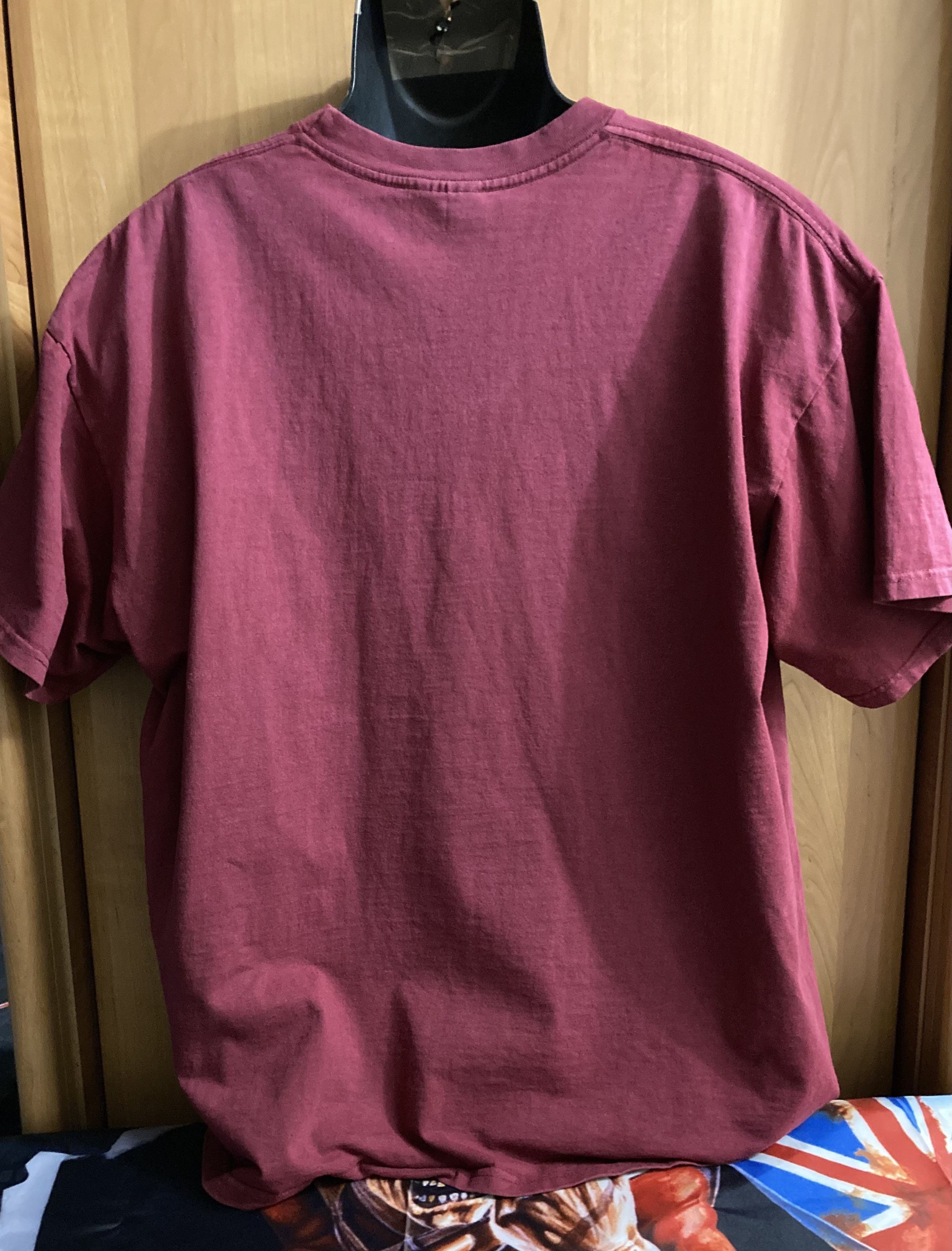 Nike × Vintage *Rare* Vintage 90s Nike Rubber Swoosh Logo Tee Size US L / EU 52-54 / 3 - 8 Thumbnail
