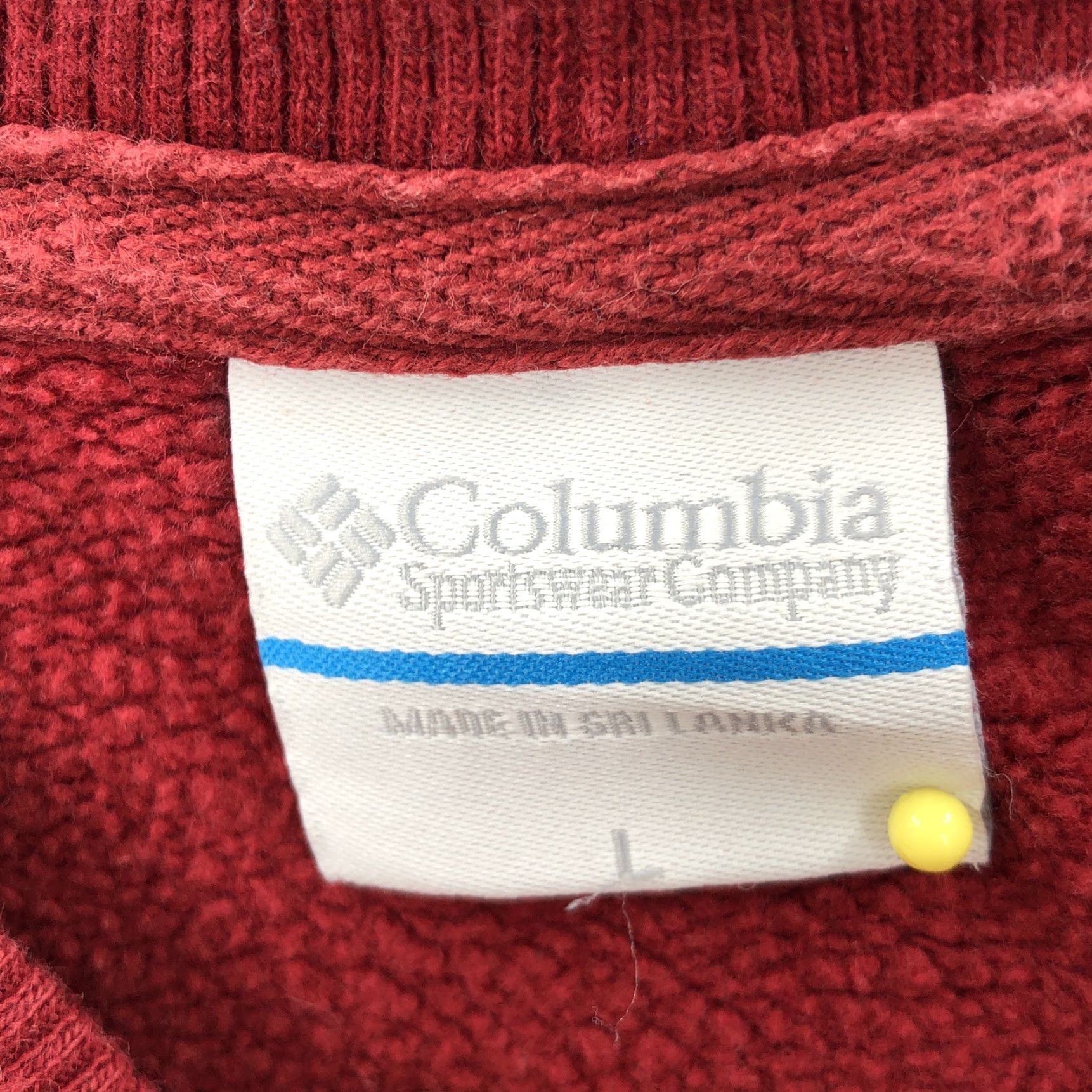 Vintage Columbia Sweatshirt Shirt Men L Red Crew Neck Long Sleeve Activewear Pullover Winter Sports Size US L / EU 52-54 / 3 - 4 Thumbnail