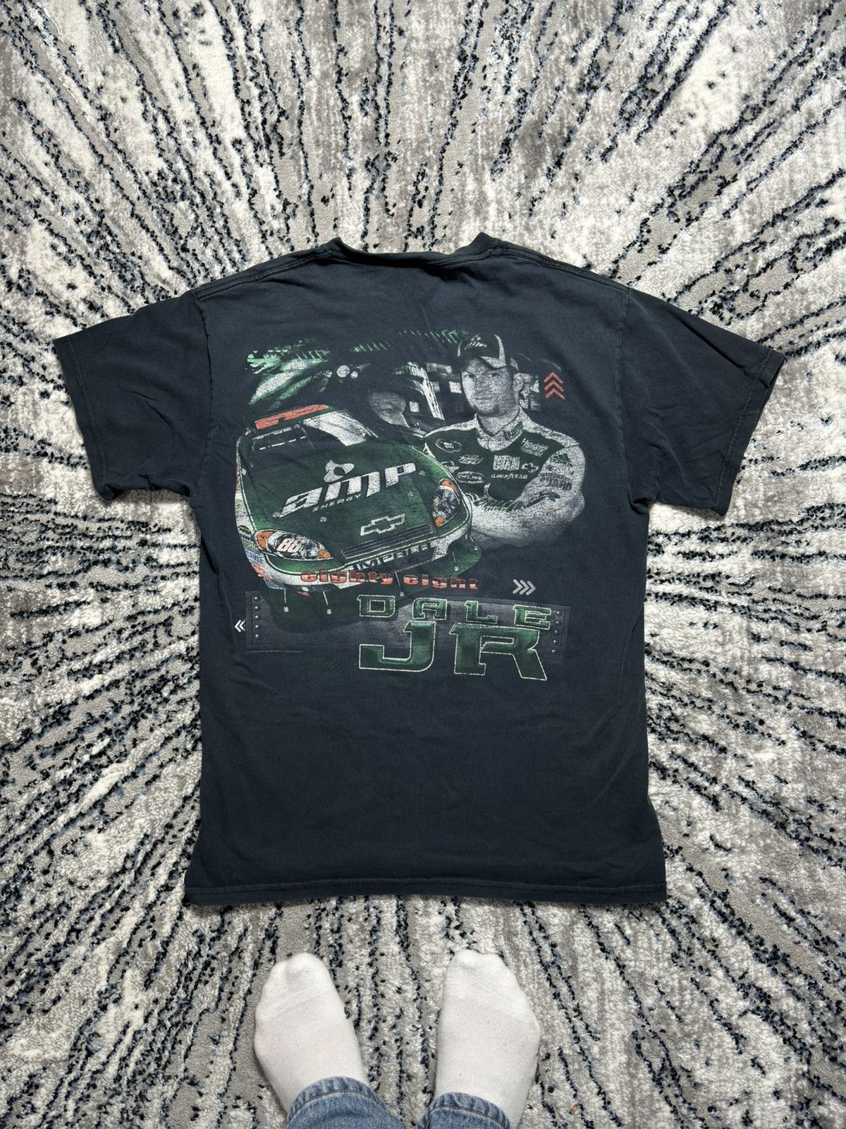 Chase Authentics × Vintage Y2K Dale Earnhardt Jr Diet Mountain Dew T Shirt Double Sided Size US M / EU 48-50 / 2 - 1 Thumbnail