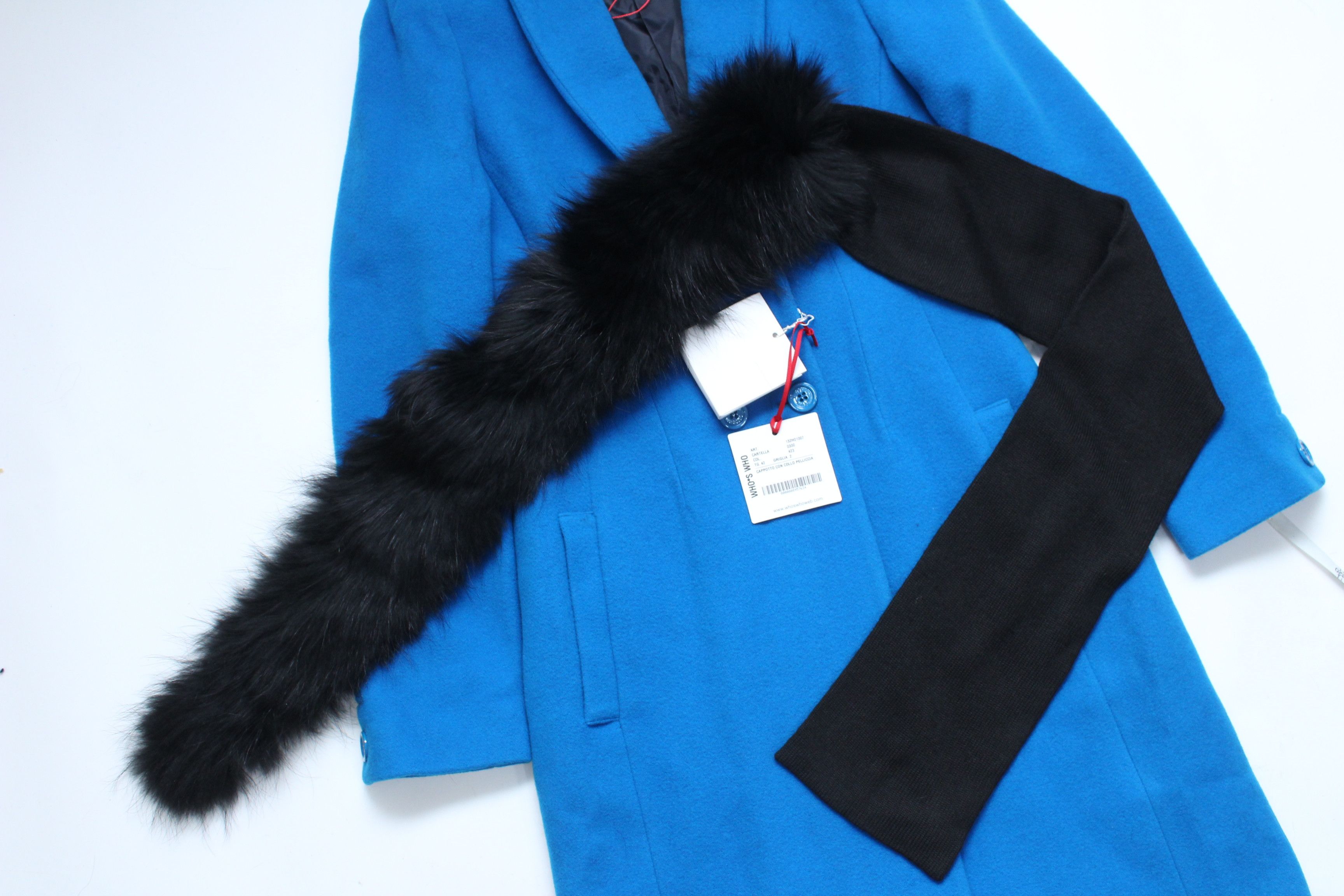 Other Who's Who Coat Wool Fur Womens Size 42 Hype Rare Size M / US 6-8 / IT 42-44 - 15 Thumbnail
