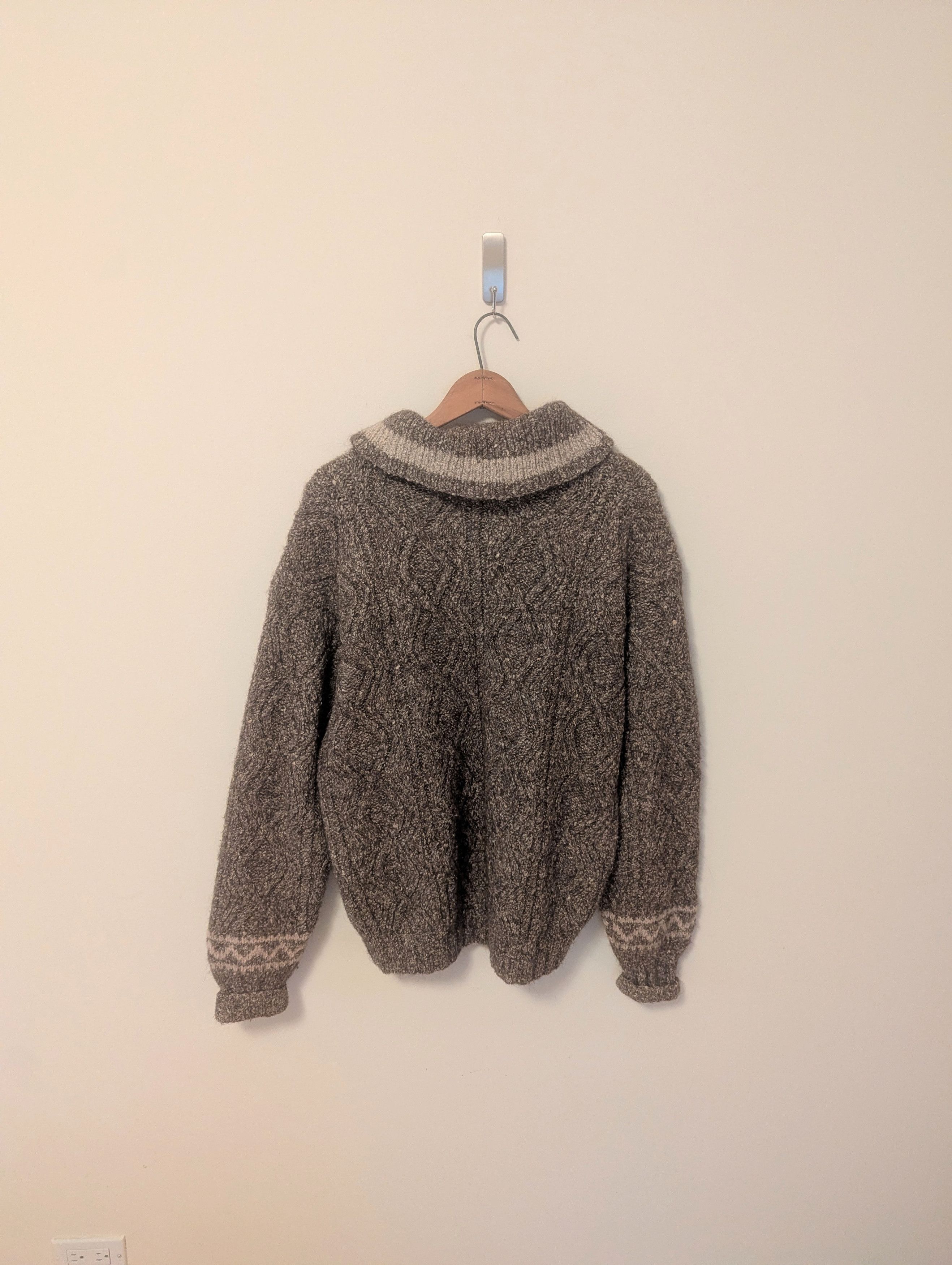 Polo Ralph Lauren Vintage Polo Brown Wool Cable Knit Sweater Size US L / EU 52-54 / 3 - 7 Thumbnail