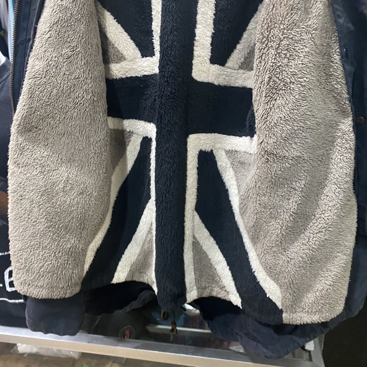 Fred Perry × Union LA × Vintage RARE‼️Fred Perry Union Jack Fleece Inside Parka Jackets Size US M / EU 48-50 / 2 - 17 Thumbnail
