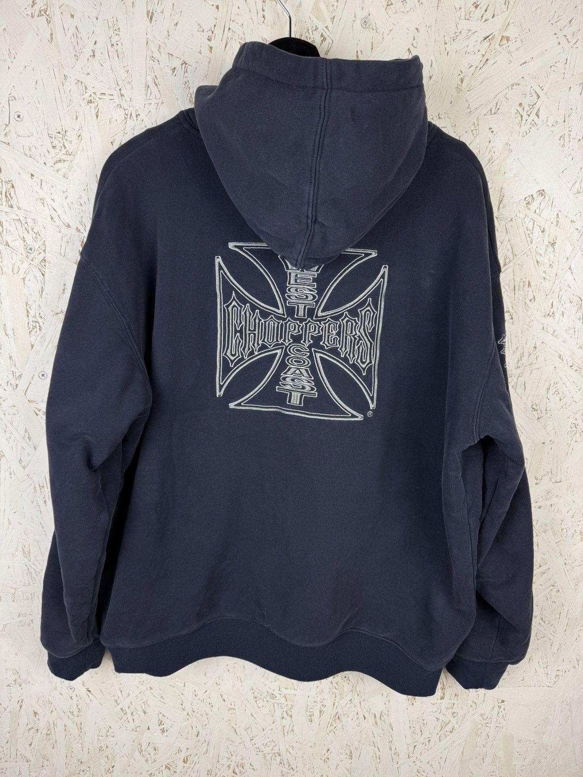 West Coast Choppers Vintage West Coast Choppers Jesse James Zip Hoodie Rare Blue Size US M / EU 48-50 / 2 - 5 Thumbnail