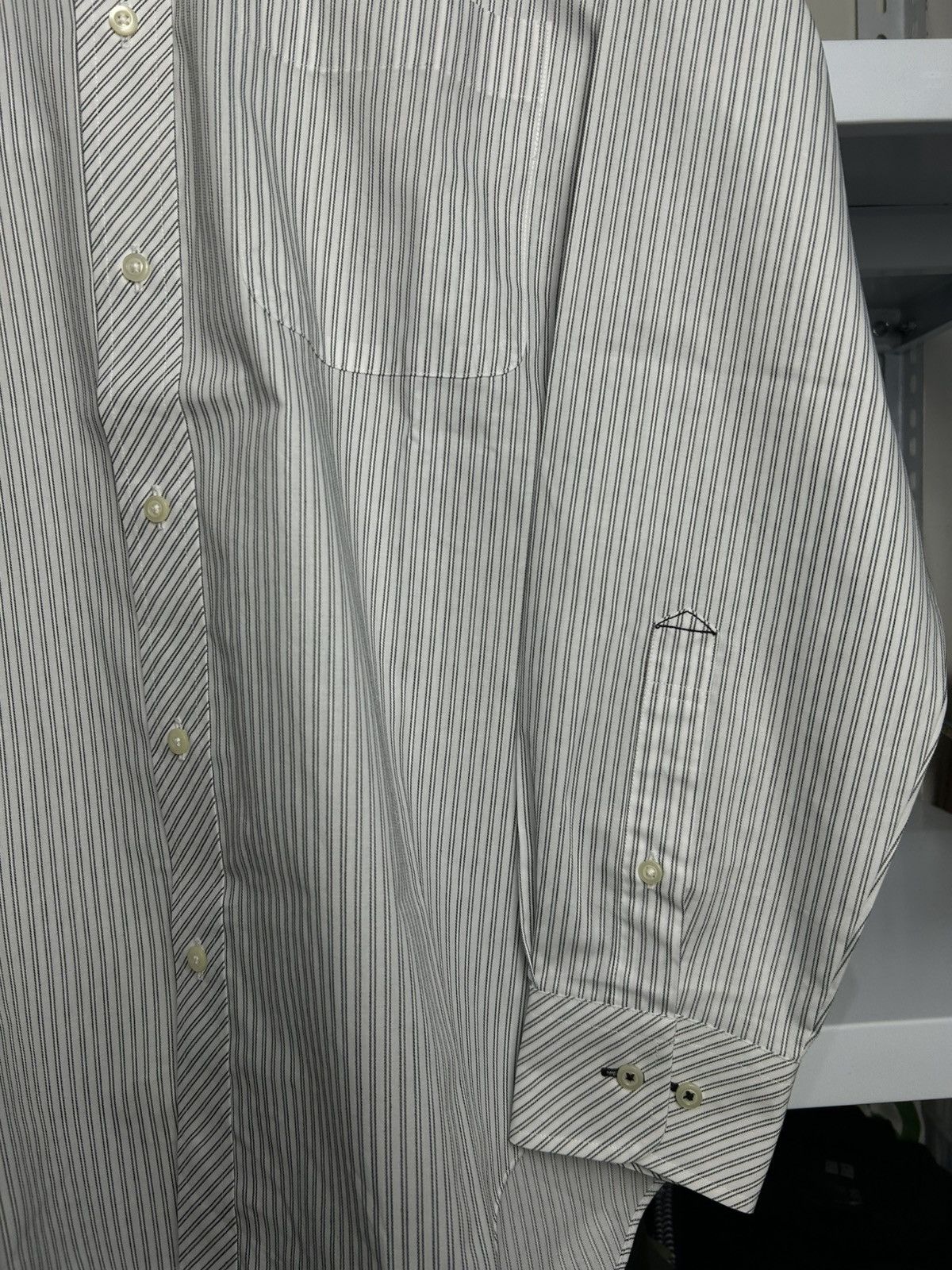 Kansai Yamamoto Vintage Sissy Kansai yamamoto striped button up shirt Size US M / EU 48-50 / 2 - 3 Thumbnail