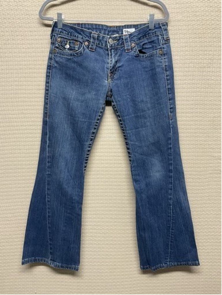 True Religion True Religion Joey Big T Flare Denim Jeans Women 31 Size 31" - 1 Thumbnail