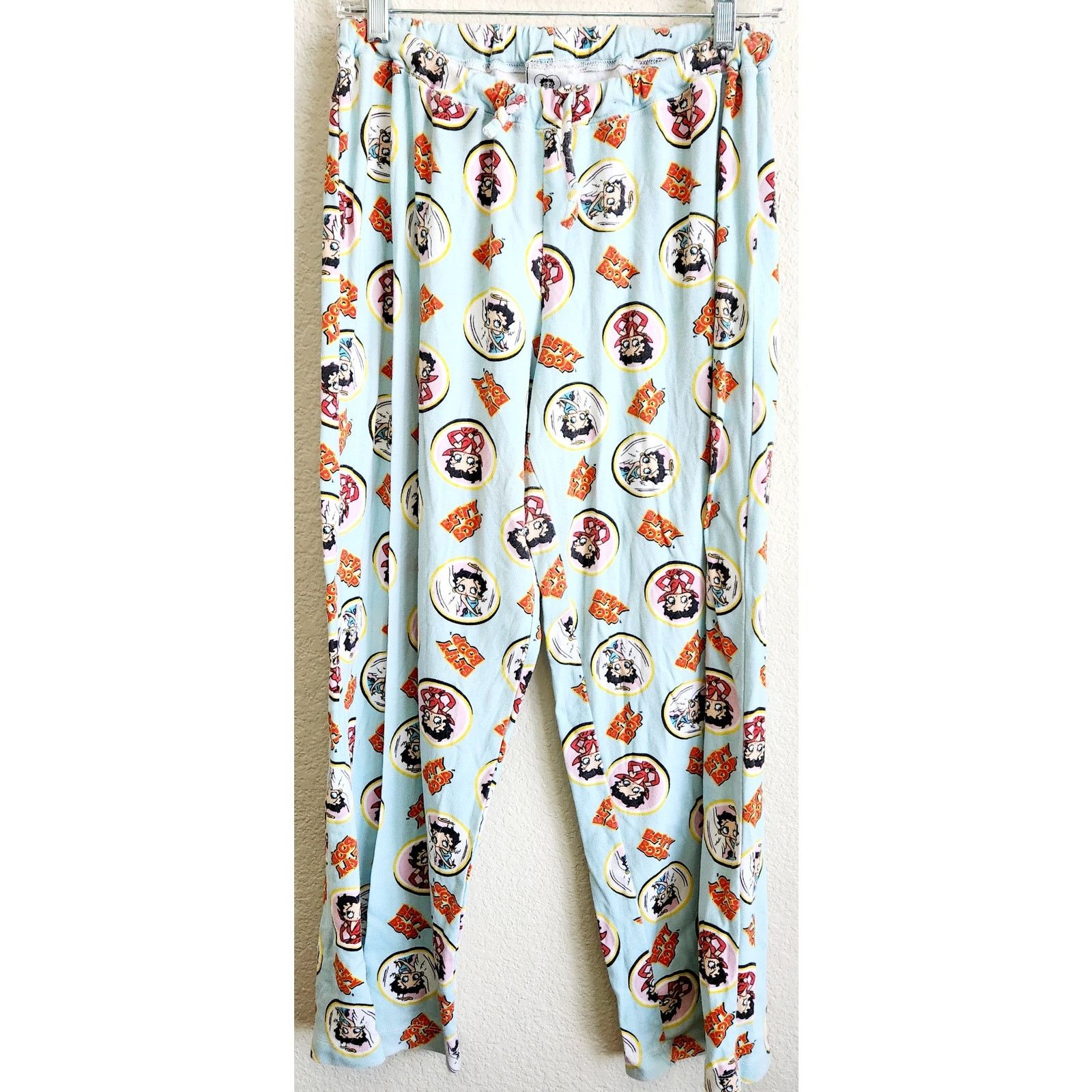 Other Betty Boop Light Blue Betty Boop Print PJ Bottoms Large Size 28" / US 6 / IT 42 - 1 Thumbnail