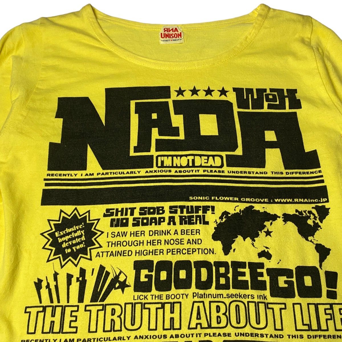 Hysteric Glamour 2000's RNA Inc Poem Slang Radical Punk Longsleeve Size US S / EU 44-46 / 1 - 3 Thumbnail