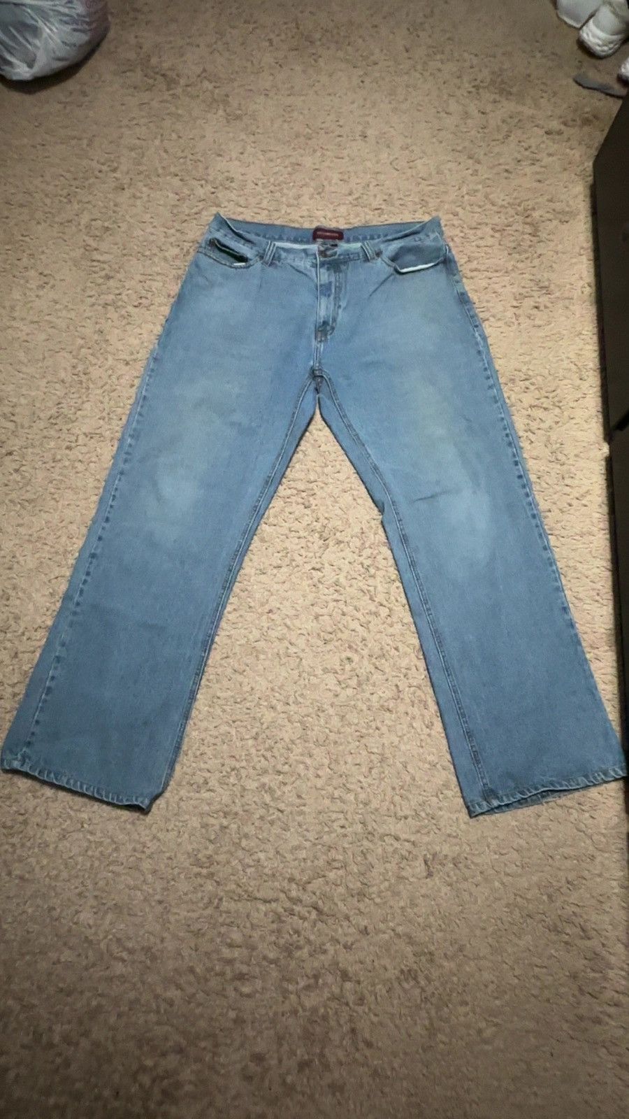 Covington × Vintage Covington retro baggy blue jeans 36W and 32L vintage Size US 36 / EU 52 - 1 Thumbnail