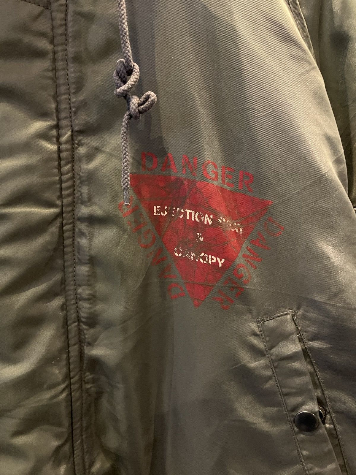 Avirex × Vintage Vintage 90s Avirex Military Hoodie Sherpa Bomber Jacket Size US M / EU 48-50 / 2 - 5 Thumbnail