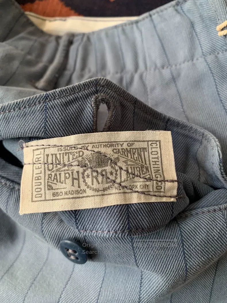 RRL Ralph Lauren RRL Ralph Lauren Retro Distressed Railway Stripe Casual Pa Size US 32 / EU 48 - 9 Thumbnail