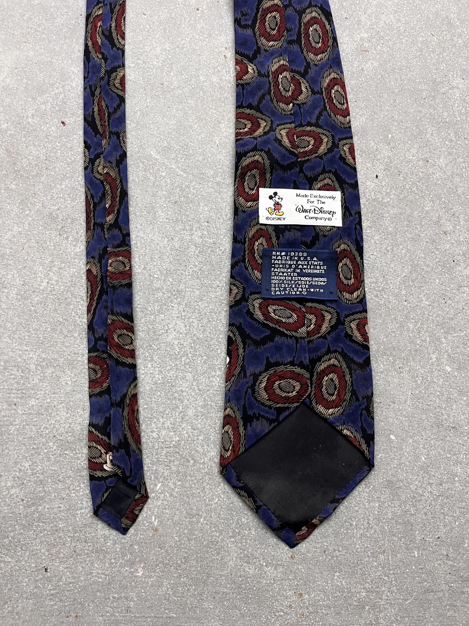 Disney Vintage Made in USA The Walt Disney Company Mickey Tie Size ONE SIZE - 3 Thumbnail