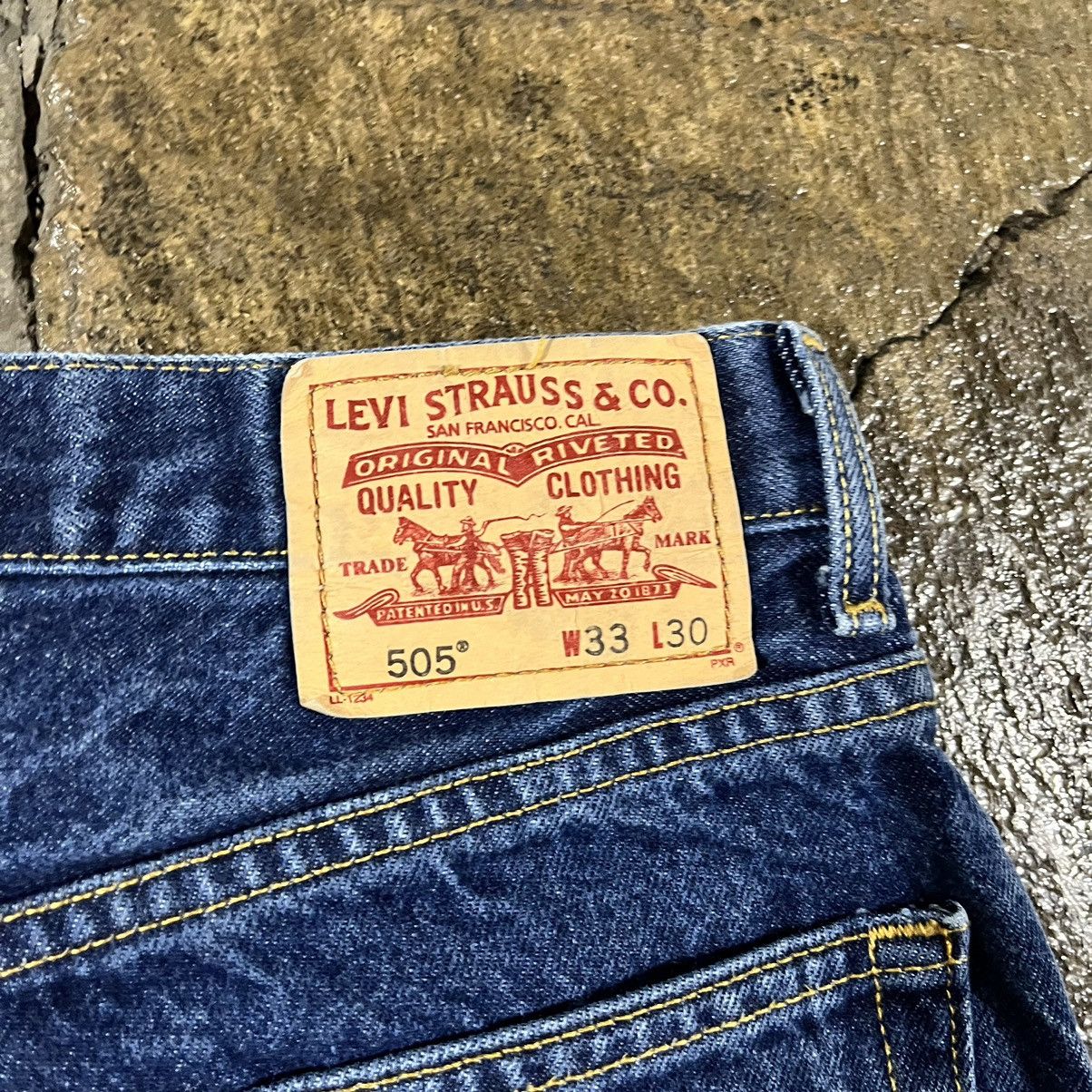 Levi's × Vintage Crazy Vintage Y2K Levi's 505 Jeans Essential Skater Unique Size US 32 / EU 48 - 4 Thumbnail