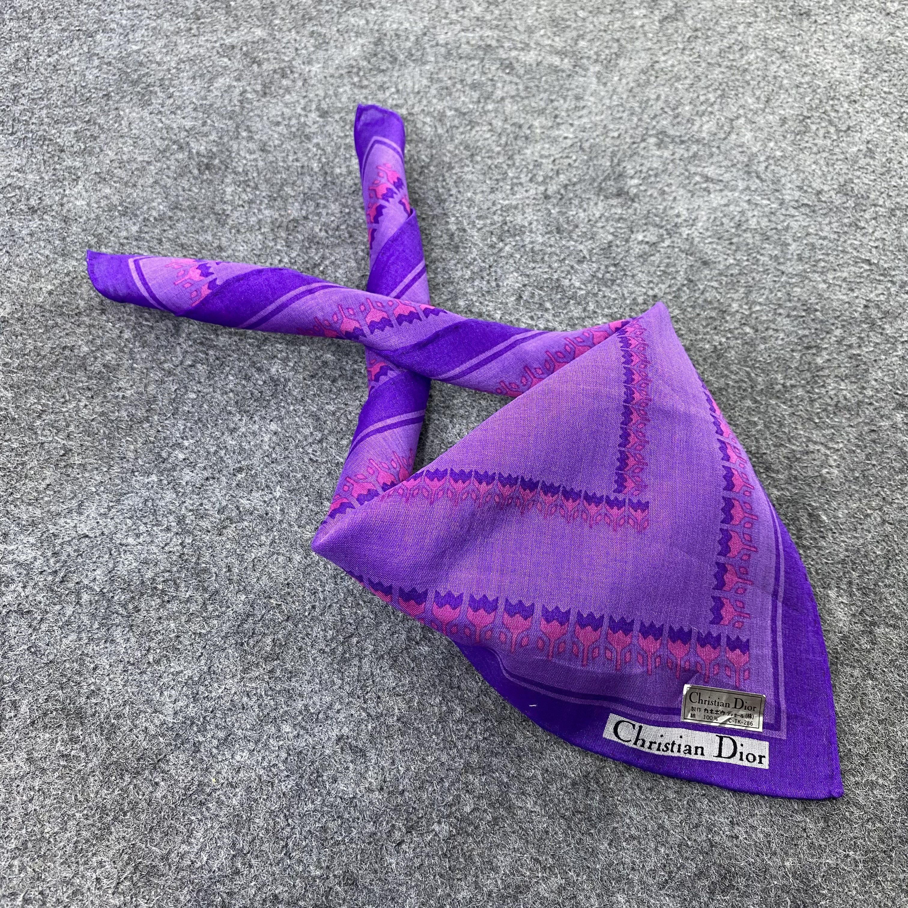 Christian Dior Handkerchief Neckerchief Bandana-B1636