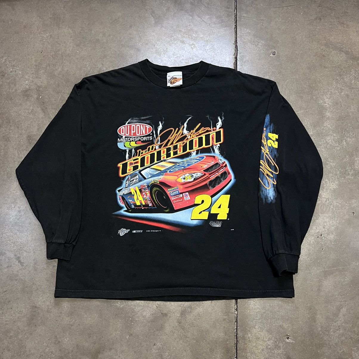 NASCAR × Vintage × Winners Circle Vintage Jeff Gordon NASCAR Long Sleeve Graphic Tee Flames Size US XL / EU 56 / 4 - 1 Thumbnail