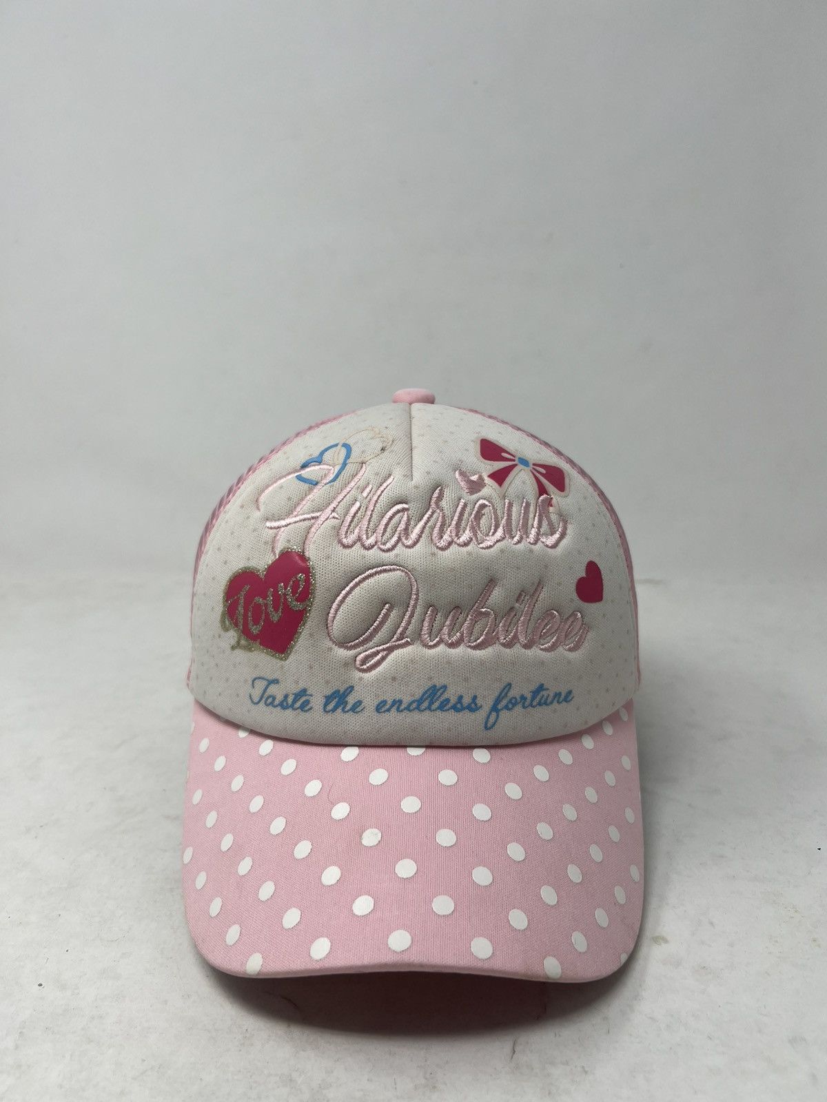 Japanese Brand Hilarious Jubilee Pink Trucker Hat Size ONE SIZE - 1 Thumbnail