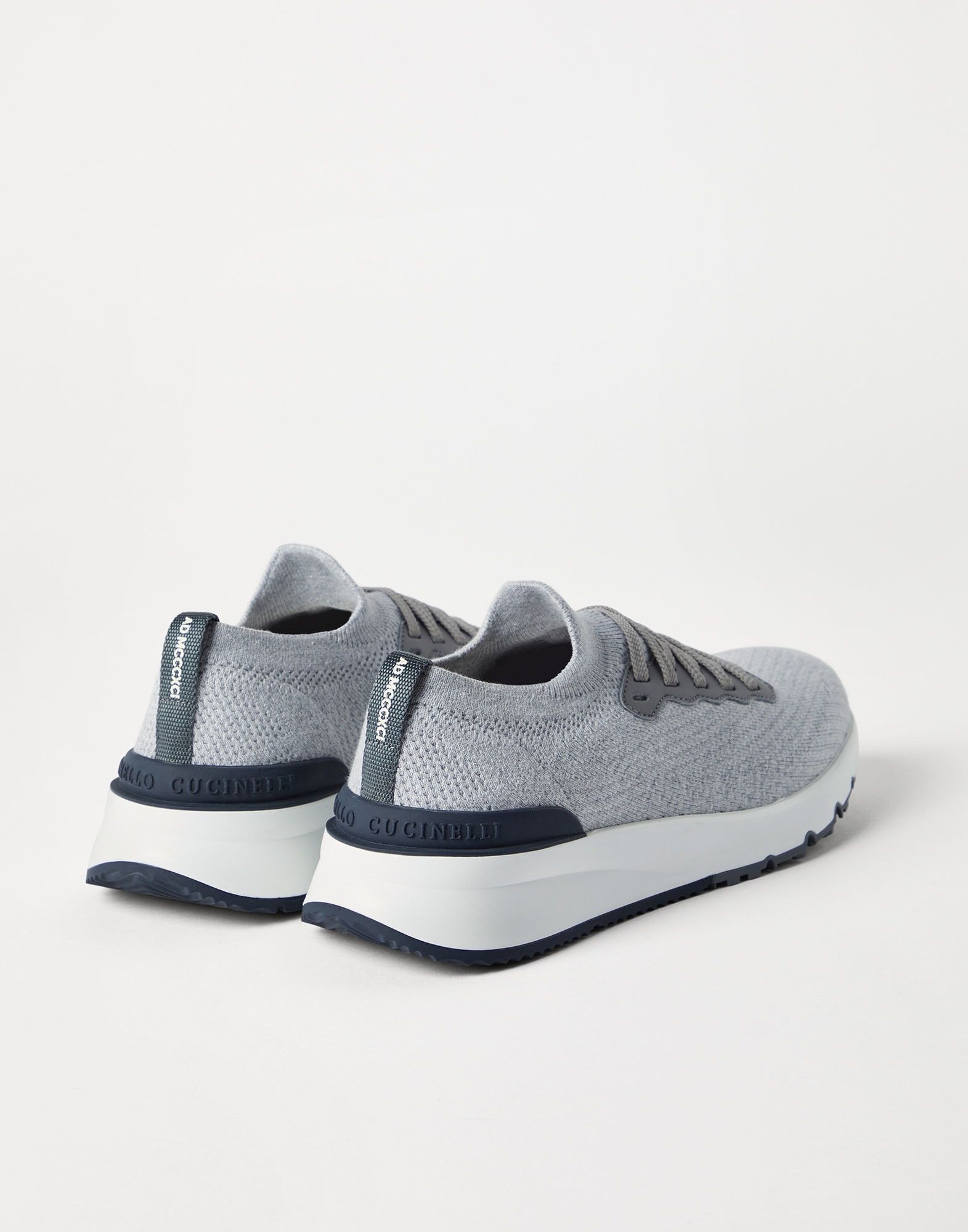 Brunello Cucinelli o1la1rc1a0326 Semi-Polished Runners Sneakers in Grey Size US 12 / EU 45 - 4 Thumbnail