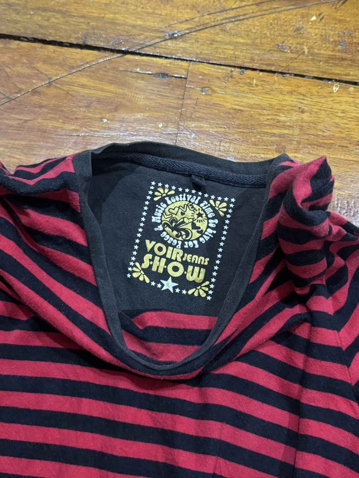 Hysteric Glamour Long Sleeve Stripe Japanese Voir Jeans Style Lgb ifsix Size US M / EU 48-50 / 2 - 4 Thumbnail