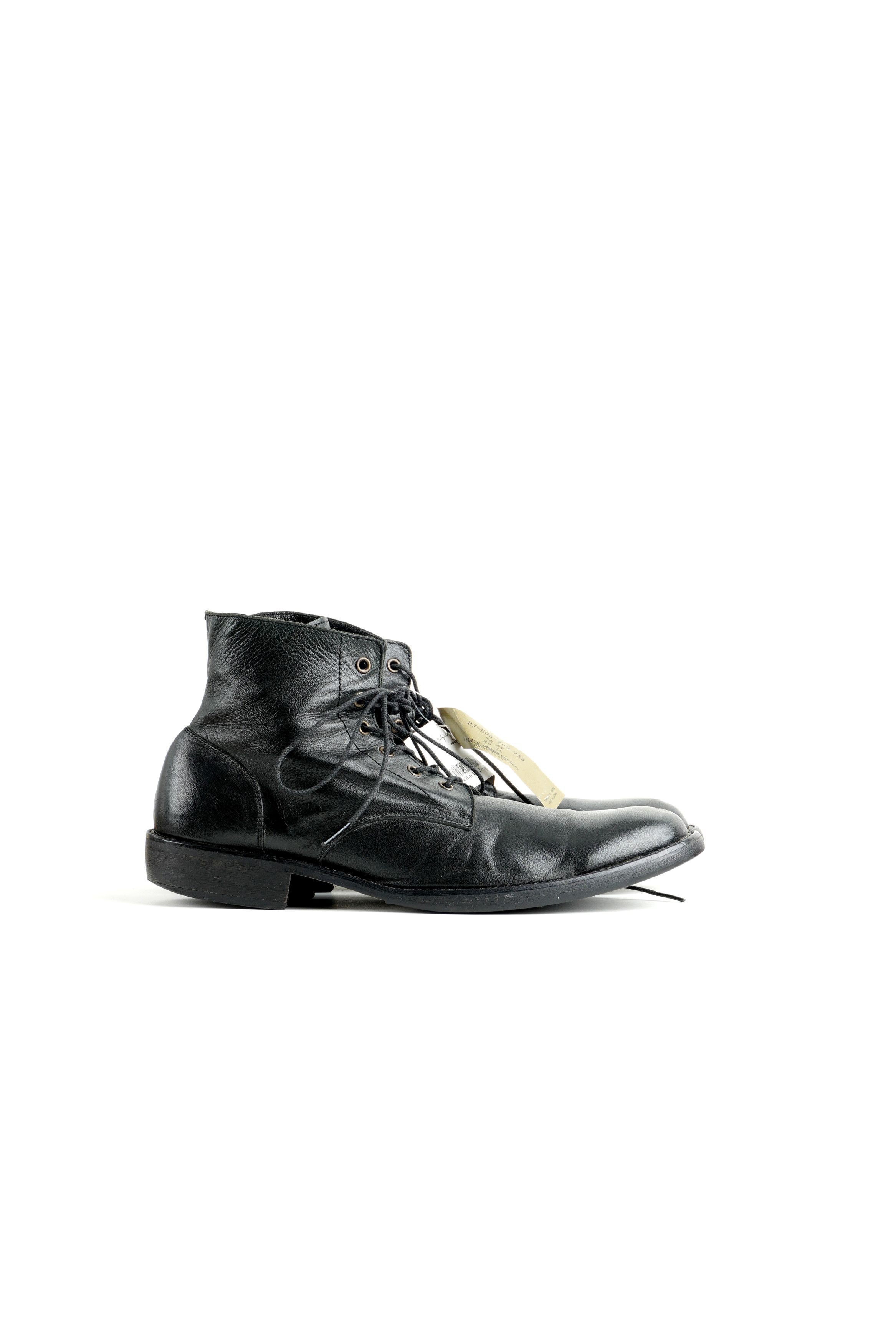 Yohji Yamamoto Pour Homme Lace-up Leather Ankle Boots Size US 8 / EU 41 - 2 Thumbnail