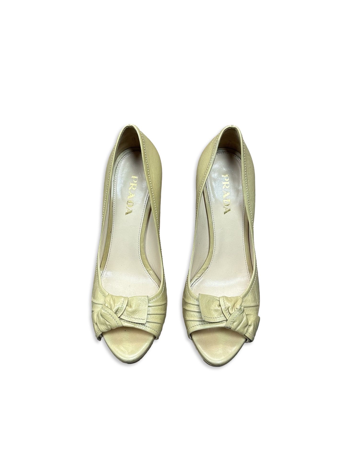 Prada Prada leather vintage heels Size US 7 / IT 37 - 3 Thumbnail