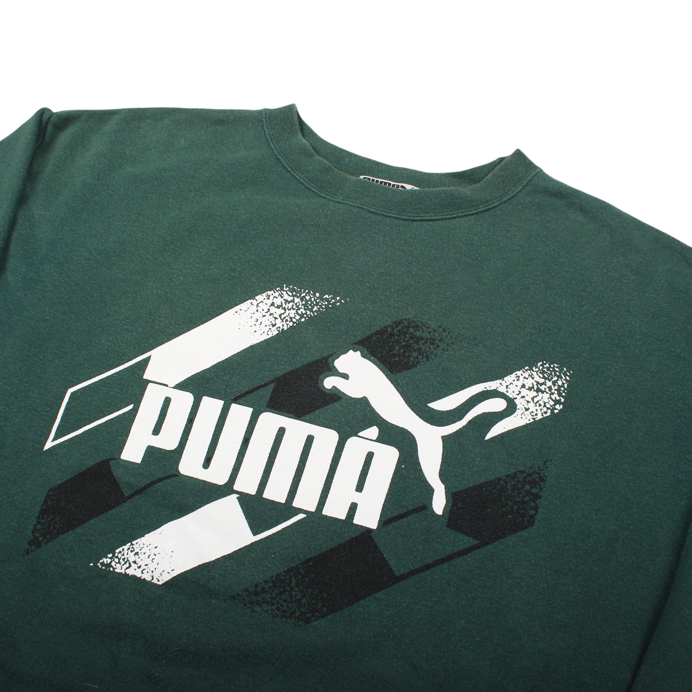 Puma Puma Sweatshirt 90s Big Logo Crewneck Pullover Jumper Size US M / EU 48-50 / 2 - 2 Thumbnail