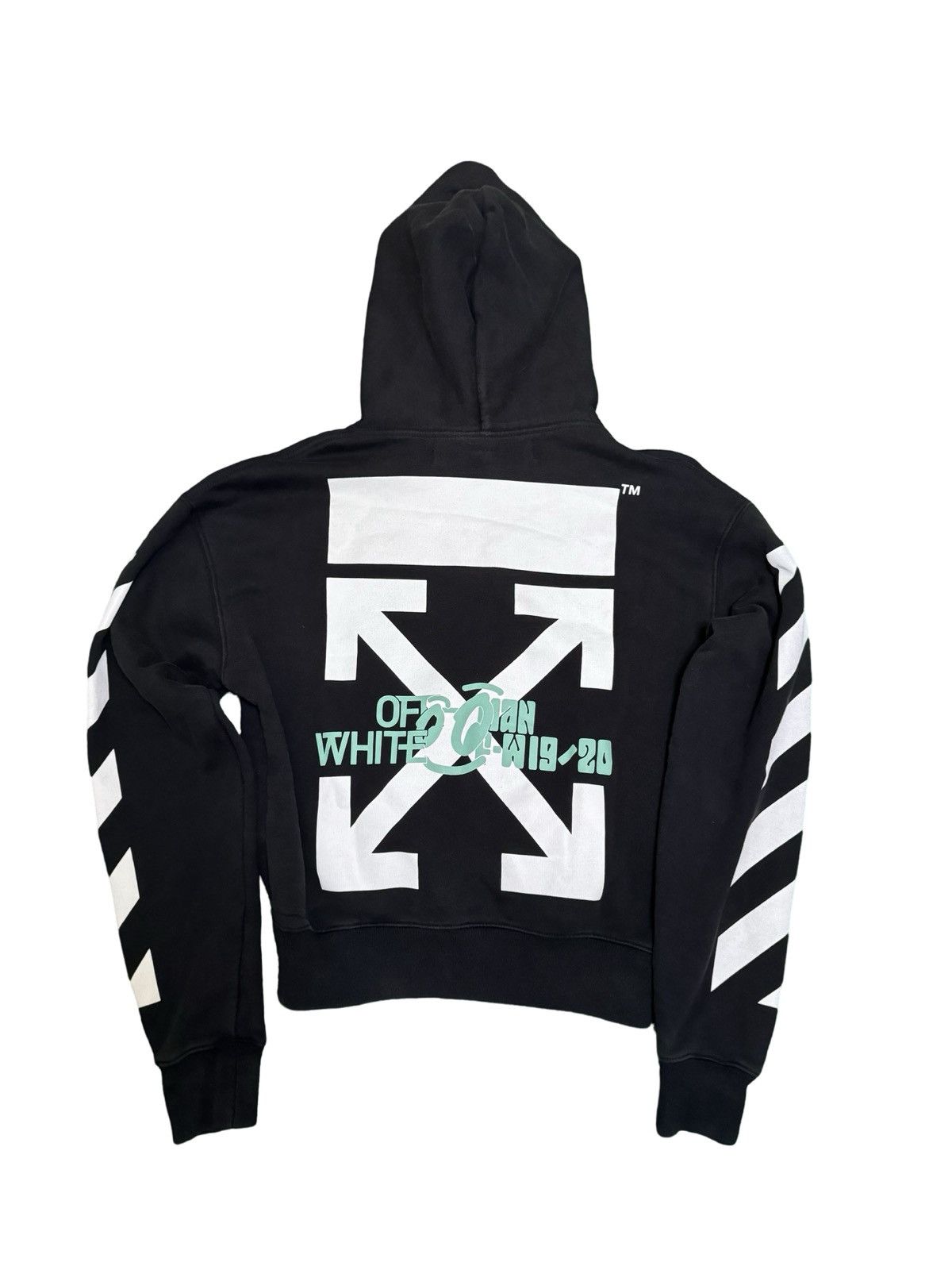 Off-White Off White Hoodie Diagonal Waterfall Size US XS / EU 42 / 0 - 2 Thumbnail
