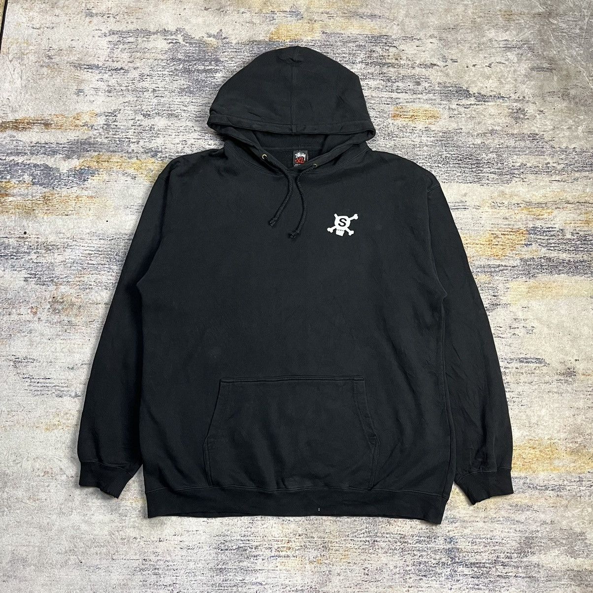 Stussy × Vintage Vintage 90s stussy brooklyn venice hoodie Size US XL / EU 56 / 4 - 2 Thumbnail