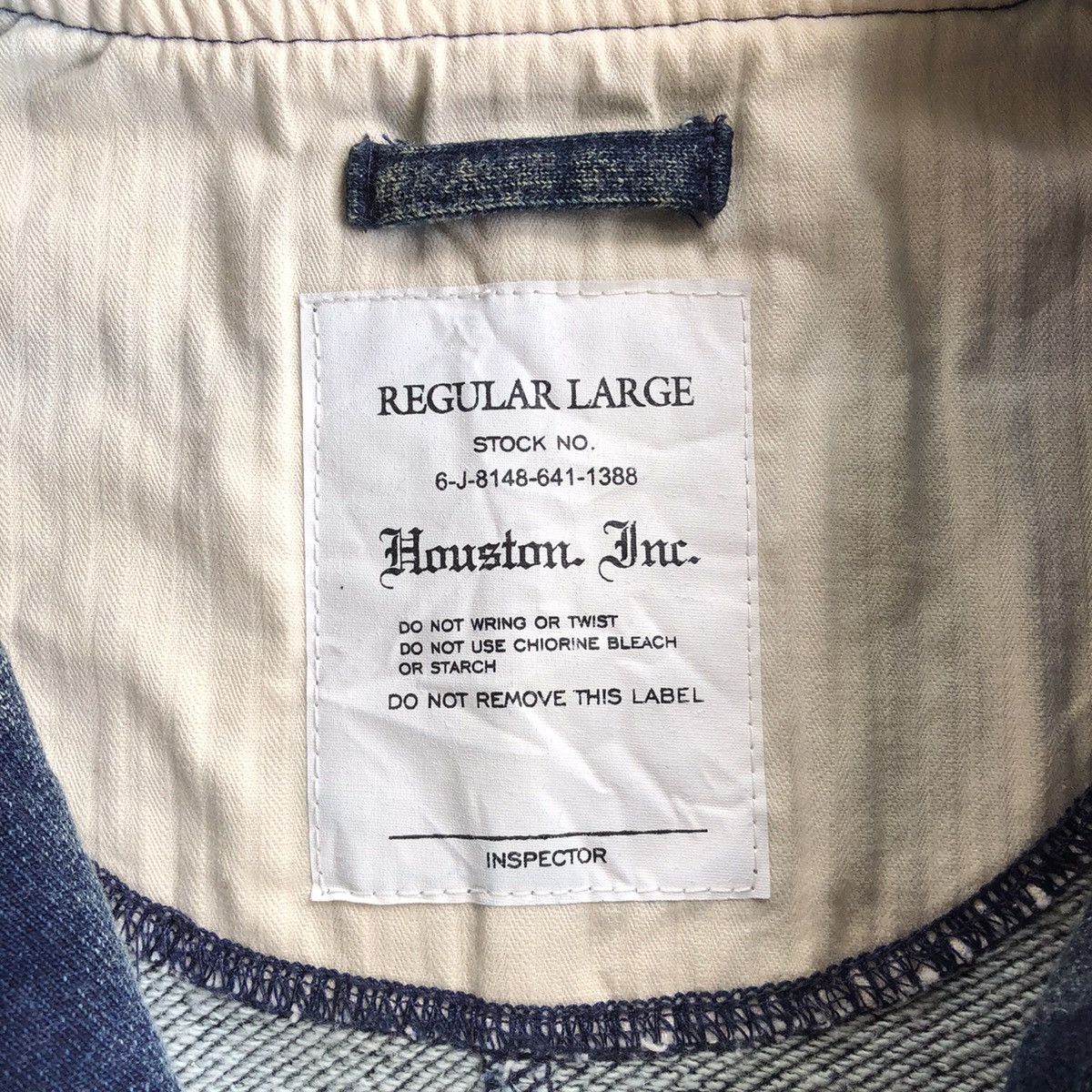 Toyo Enterprises HOUSTON USN Military Indigo Deck Jacket Size US L / EU 52-54 / 3 - 12 Thumbnail