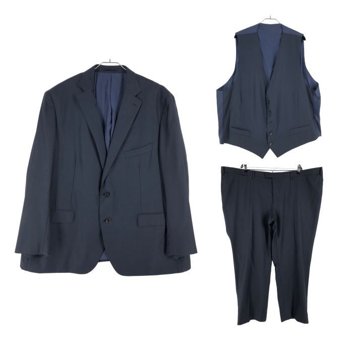 Suitsupply SUITSUPPLY Lazio Wool Formal Suit EU:35; UK/US:60 - W50 L33 Size 54R - 1 Thumbnail