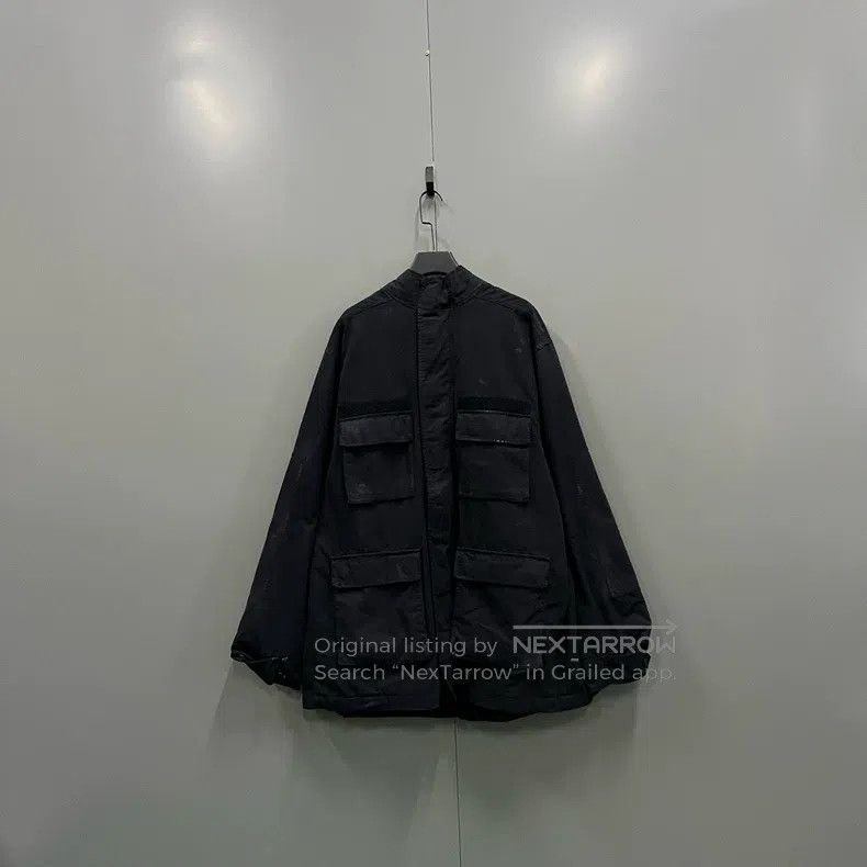 Balenciaga Balenciaga Black Vintage Double-Zip Hooded Jacket Size US XL / EU 56 / 4 - 2 Thumbnail
