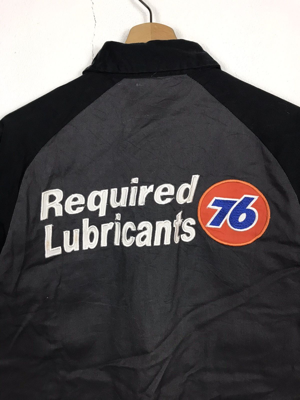 Japanese Brand × Vintage Vintage Required 76 Lubricants Zipper Long Sleeve Shirt Size US M / EU 48-50 / 2 - 9 Thumbnail