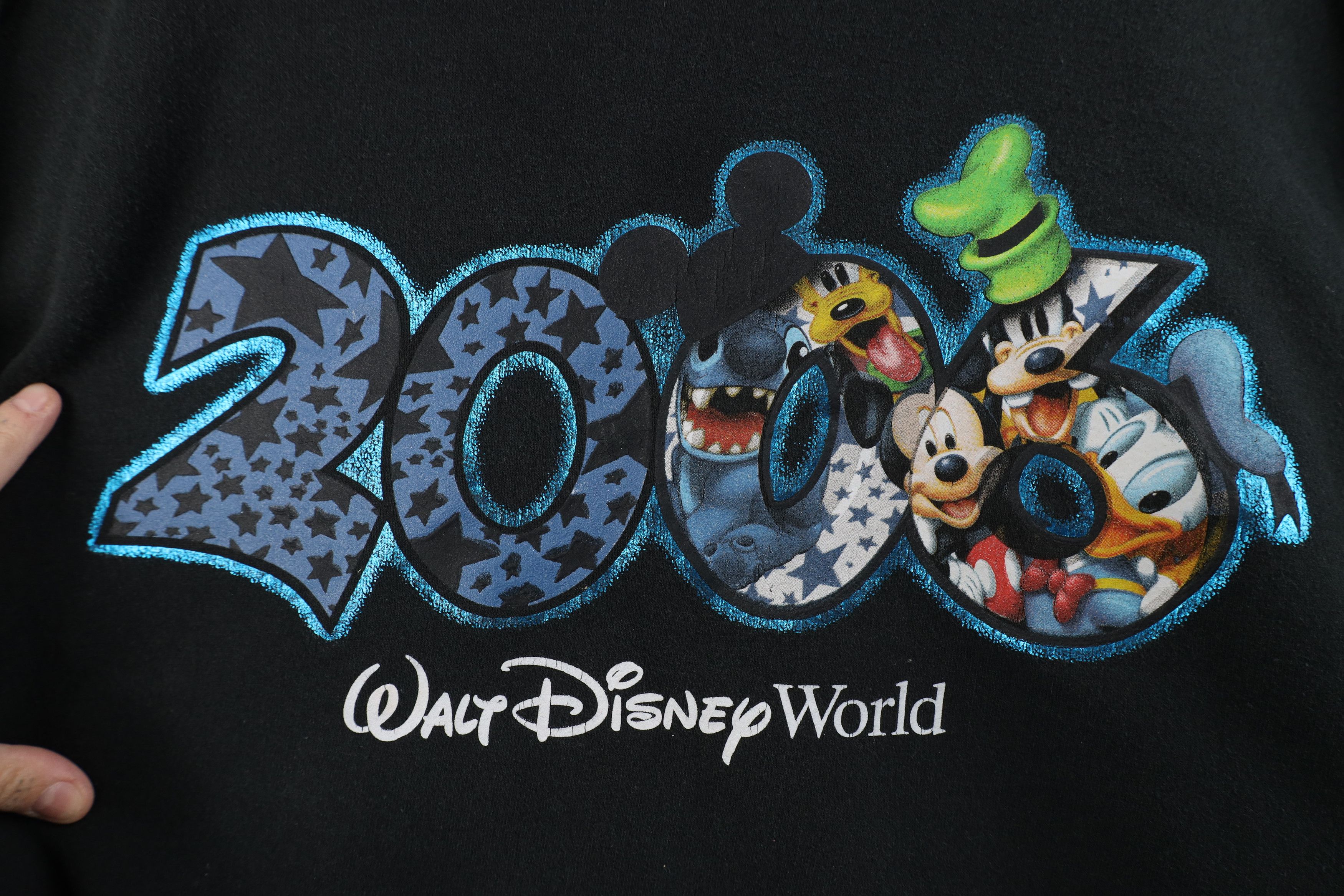 Disney Vintage Y2K 2006 Walt Disney World Crewneck Sweatshirt Black Size US XXL / EU 58 / 5 - 4 Thumbnail