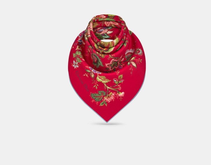 Dior o1w1db10425 41FLM09 Size: OS / Square Scarf in Multicolor Size ONE SIZE - 3 Thumbnail