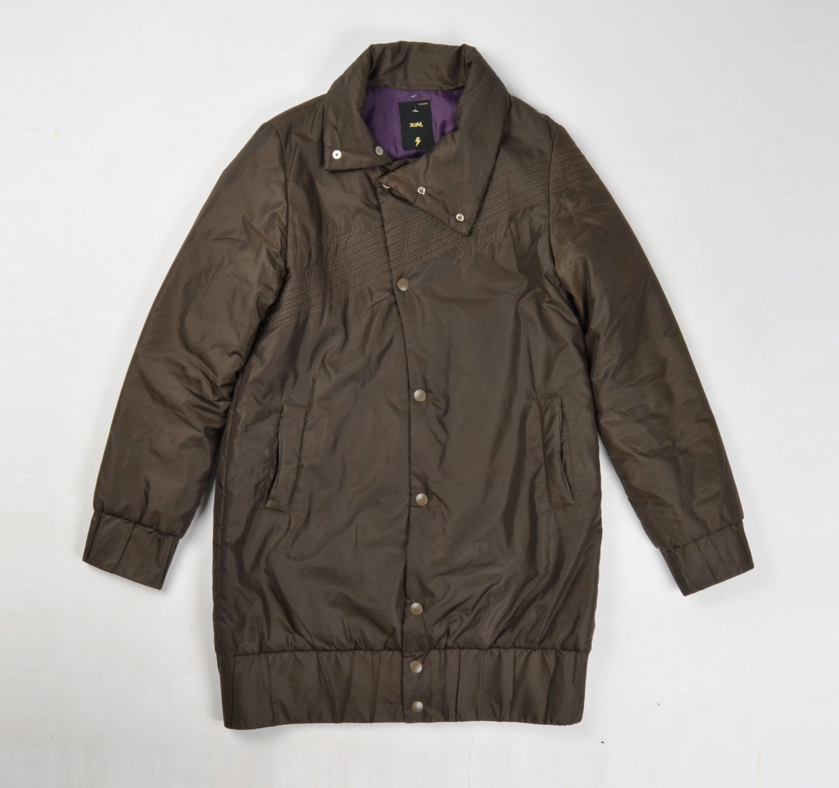 X-Girl Vintage X-Girl Y2K Pret a Porter Dark Green Long Jacket Size M / US 6-8 / IT 42-44 - 4 Thumbnail