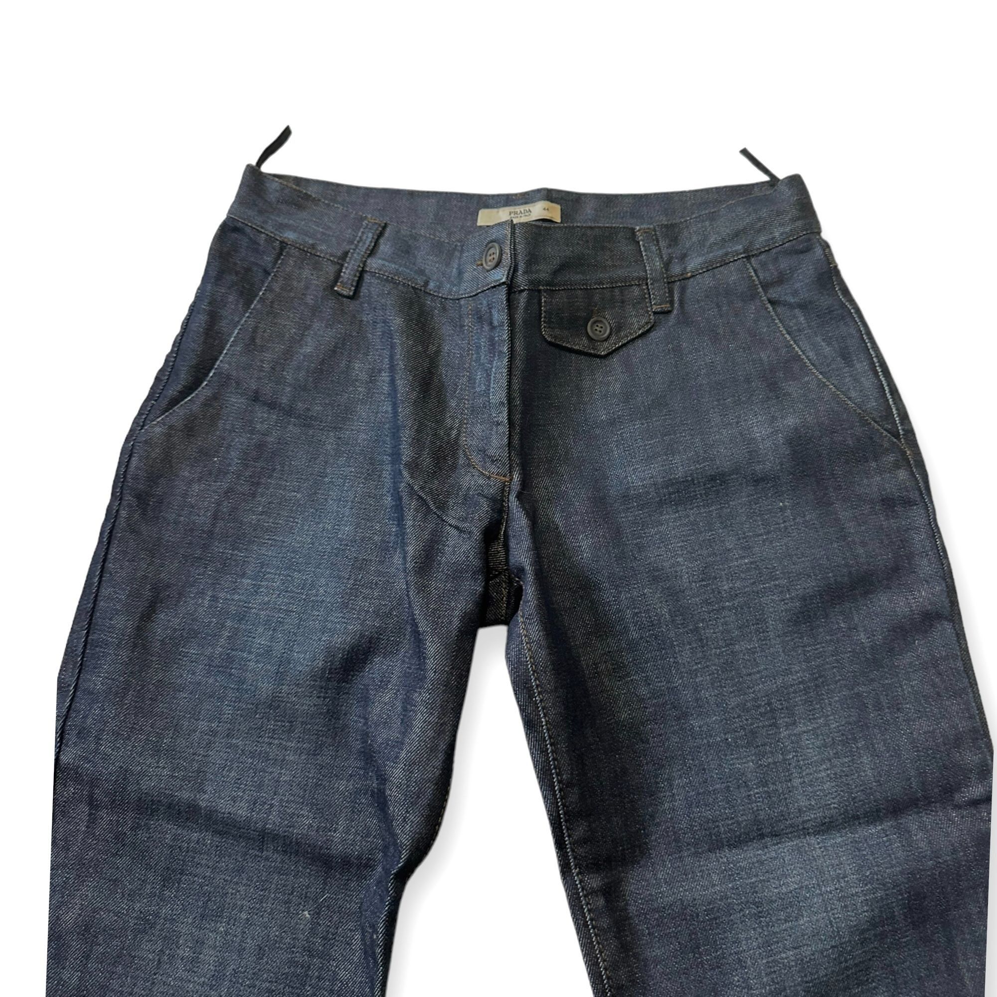Prada Prada Denim Cropped Pants, size Italian 44/US 10/M Size 30" / US 8 / IT 44 - 8 Thumbnail