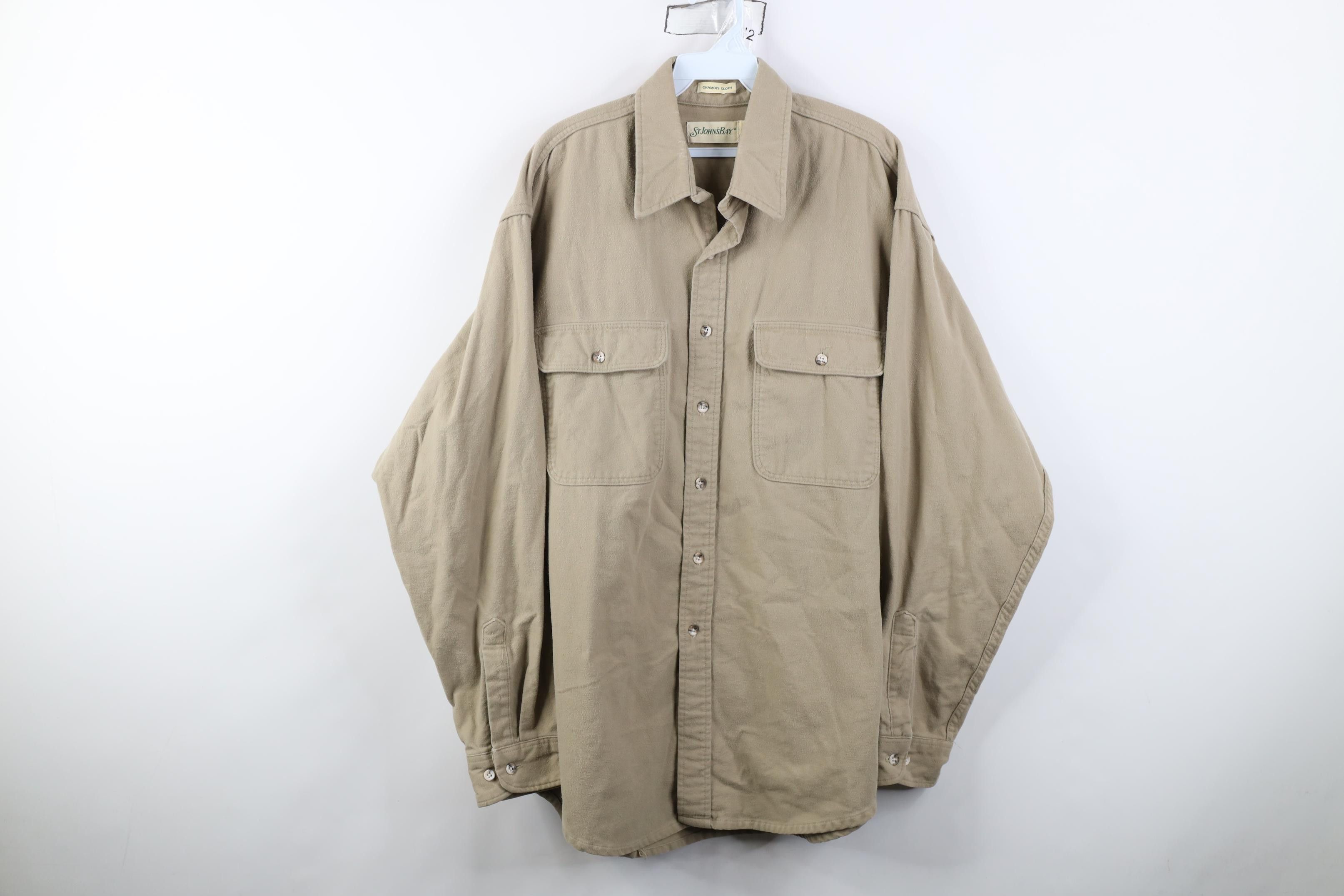 Vintage Vintage 70s Streetwear Cloth Collared Button Shirt USA Size US XL / EU 56 / 4 - 1 Thumbnail