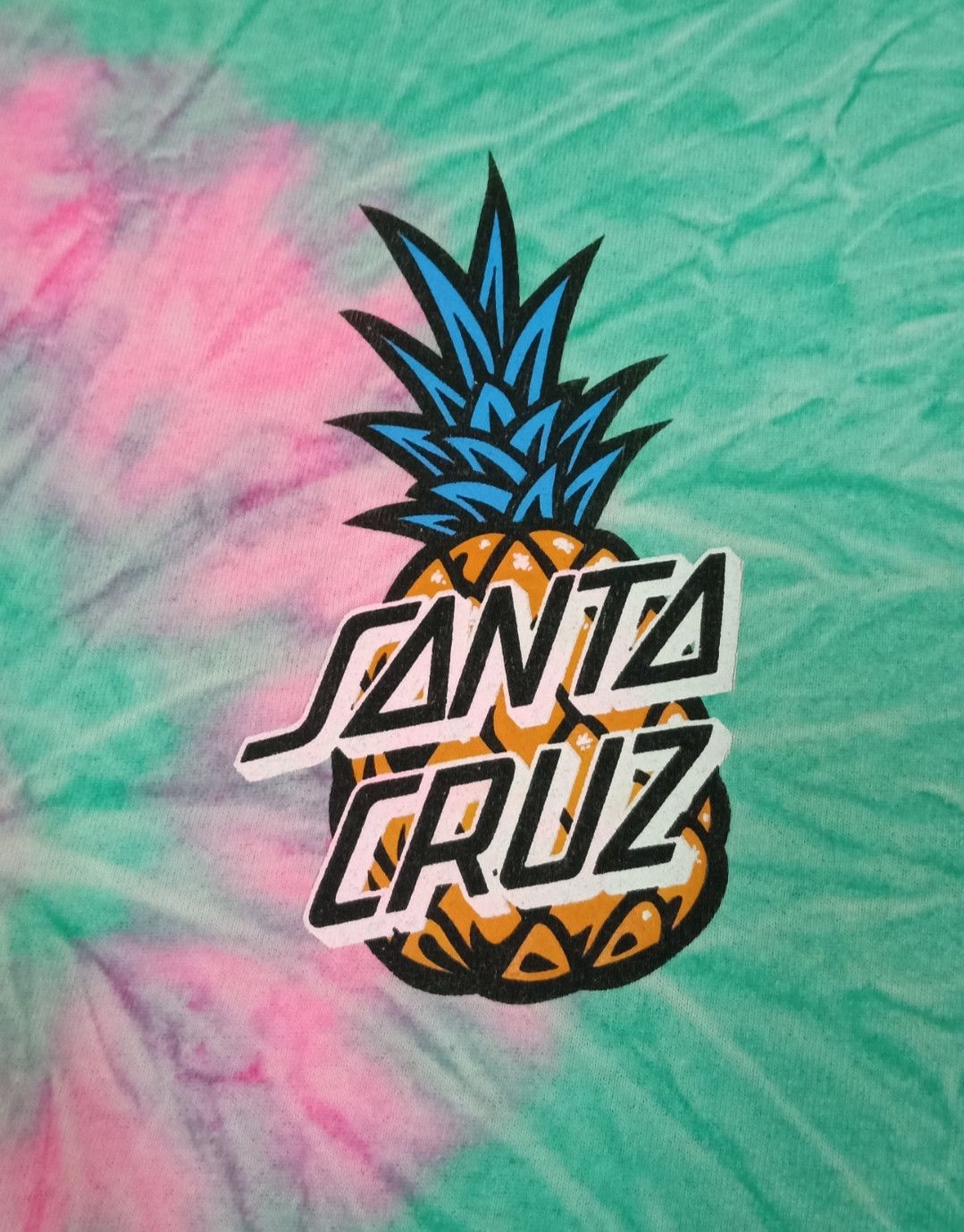 Santa Cruz Skateboards Santa Cruz Pineapple Tie-dye T-shirt Size US L / EU 52-54 / 3 - 5 Thumbnail
